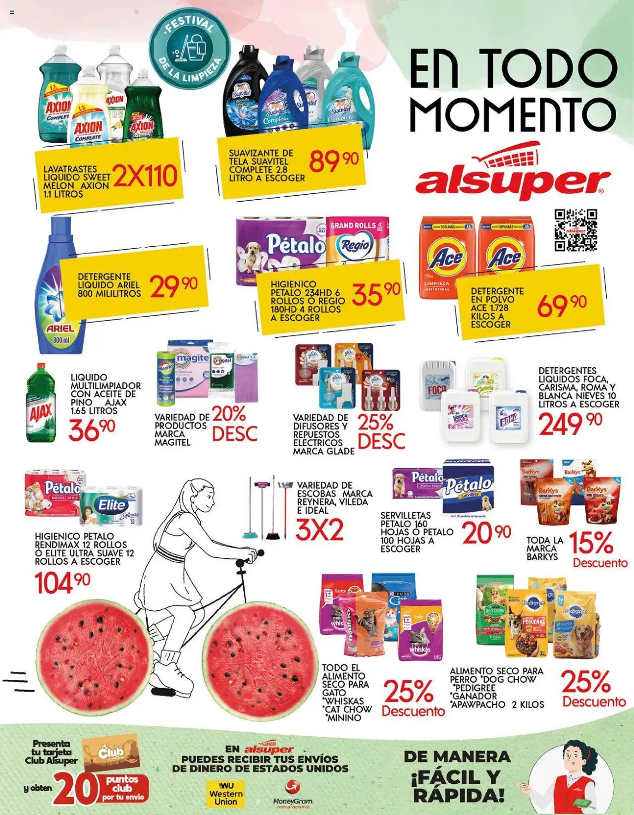 Nuevas ofertas de Alsuper válidas en toda la República Mexicana desde el 26.09.2025. ¡Encuentra las mejores ofertas en Alsuper - Folleto Durango! | Página: 8 | Productos: Pollo, Detergente, Aceite, Polvo