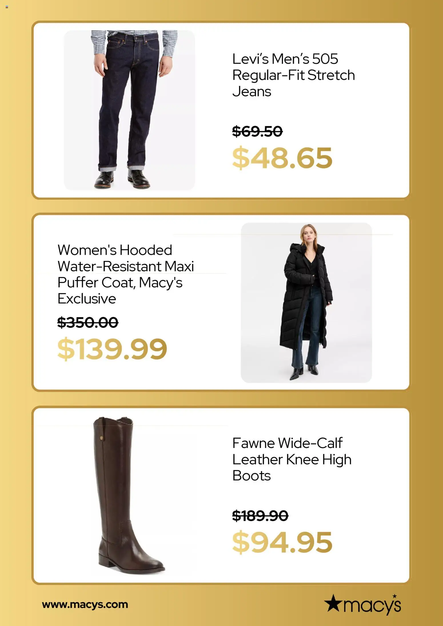 Macy's Black Friday - valid from 15.11.2025 | Page: 7 | Products: Boots, Jeans