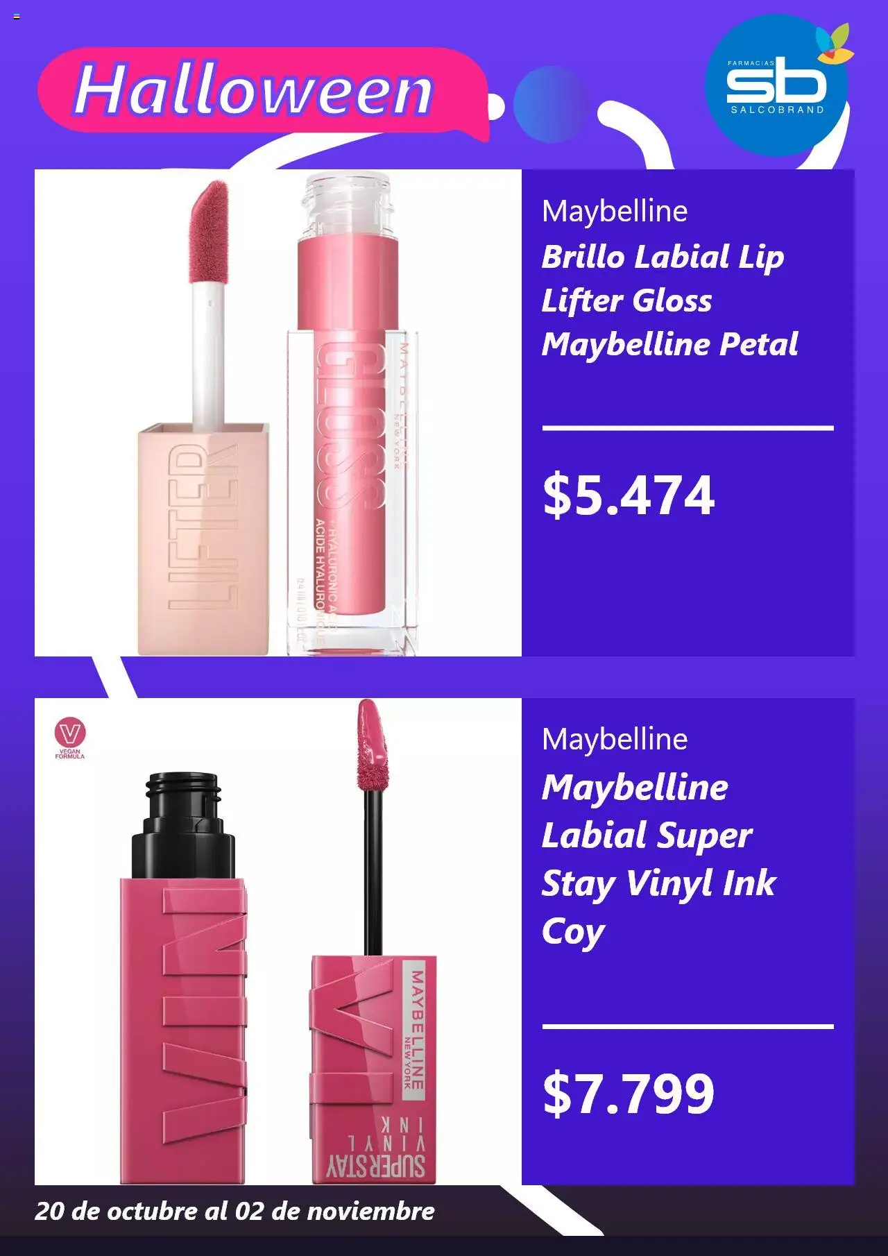 Salcobrand ofertas  │ válido desde el 21.10.2025 | Página: 5 | Productos: Brillo, Labial