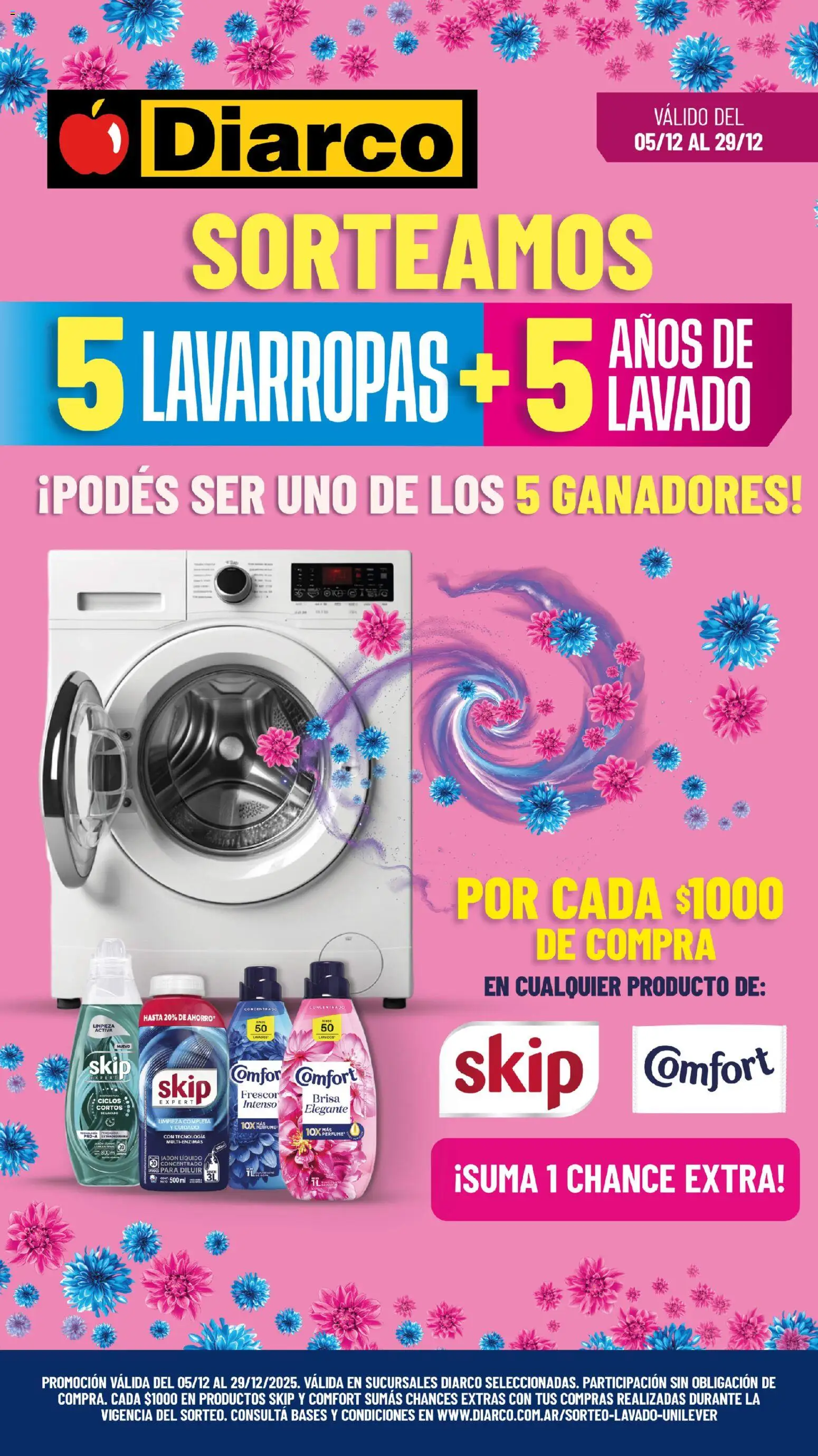 Diarco - Sorteo Lavado │ válido desde el 05.12.2025 | Página: 1 | Productos: Jabón líquido, Jabón