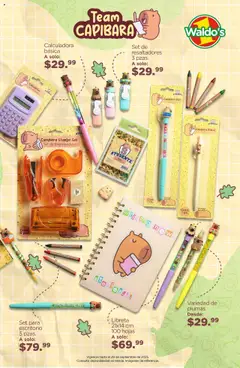 Nuevas ofertas de Waldo's válidas en toda la República Mexicana desde el 12.06.2025. ¡Encuentra las mejores ofertas en Waldo's - Catálogo Regreso a clases! | Página: 5 | Productos: Calculadora, Grapa, Engrapadora, Escritorio