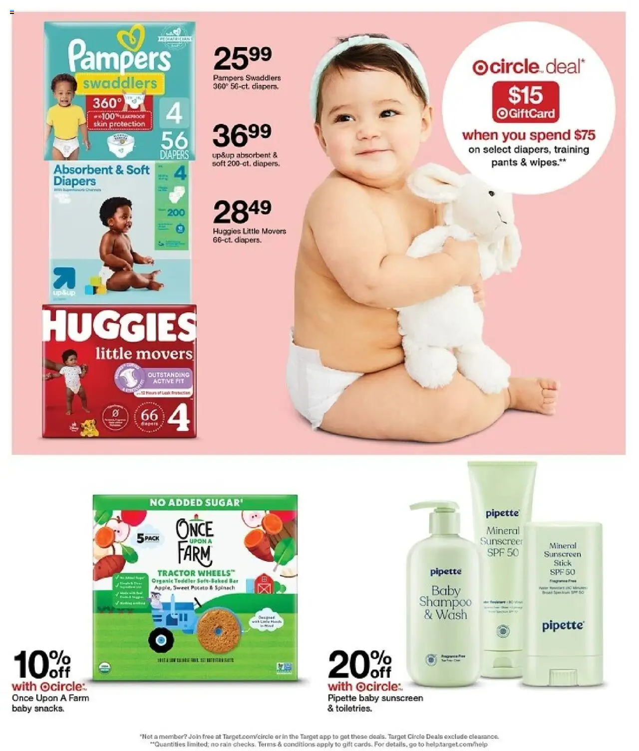 Target Weekly Ad - valid from 17.08.2025 | Page: 33 | Products: Spinach, Shampoo, Sunscreen, Pants