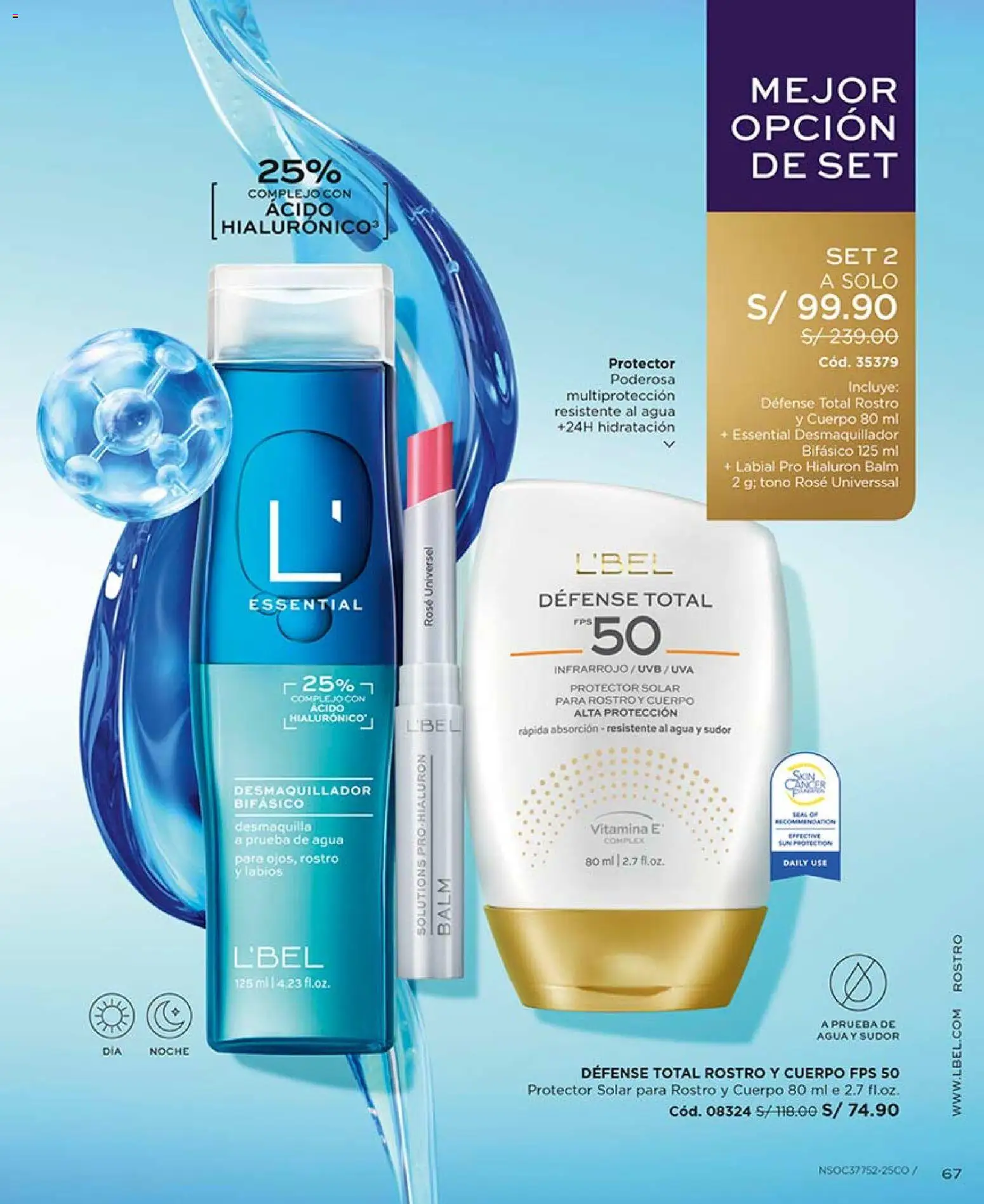 Catálogo L'Bel válido desde 04.04.2026 | Página: 67 | Productos: Protector solar