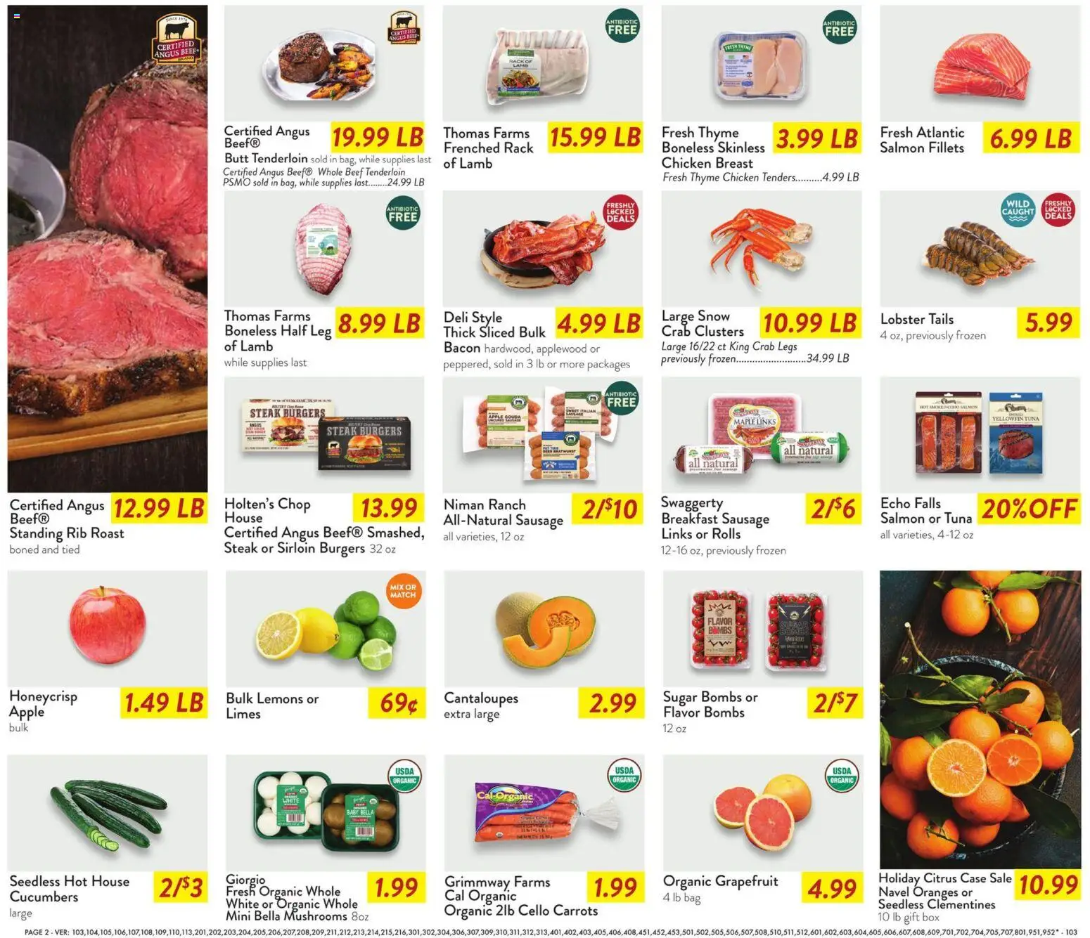 Fresh Thyme Weekly Ad - KY - valid from 10.12.2025 | Page: 4 | Products: Cantaloupes, Oranges, Cucumbers, Sugar