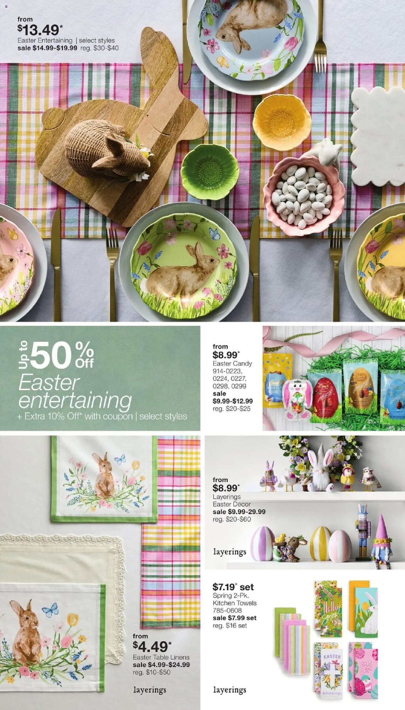 JCPenney Our Biggest Home Sale of the Season - valid from 23.03.2026 | Page: 28 | Products: Table