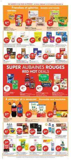 Preview of FILEX Nettoyant liquides pour la douche / Shower Cleaner (546 mL), CLOROX Eau de Javel / Bleach Spray (887 mL - 546 mL) ou/or ZIPLOC sacs de rangement pour aliments / Food Storage Bags (14-100), Produits sélectionnés/Selected Types from shop Pharmaprix valid from 20.02.2026 | Page: 7