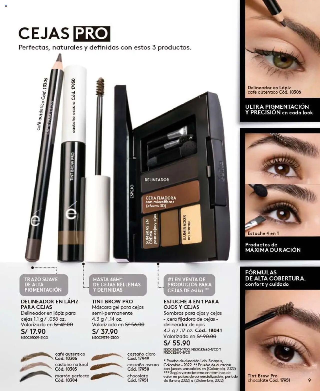 Catálogo Ésika válido desde 25.08.2025 | Página: 9 | Productos: Máscara, Delineador de ojos, Café, Crema