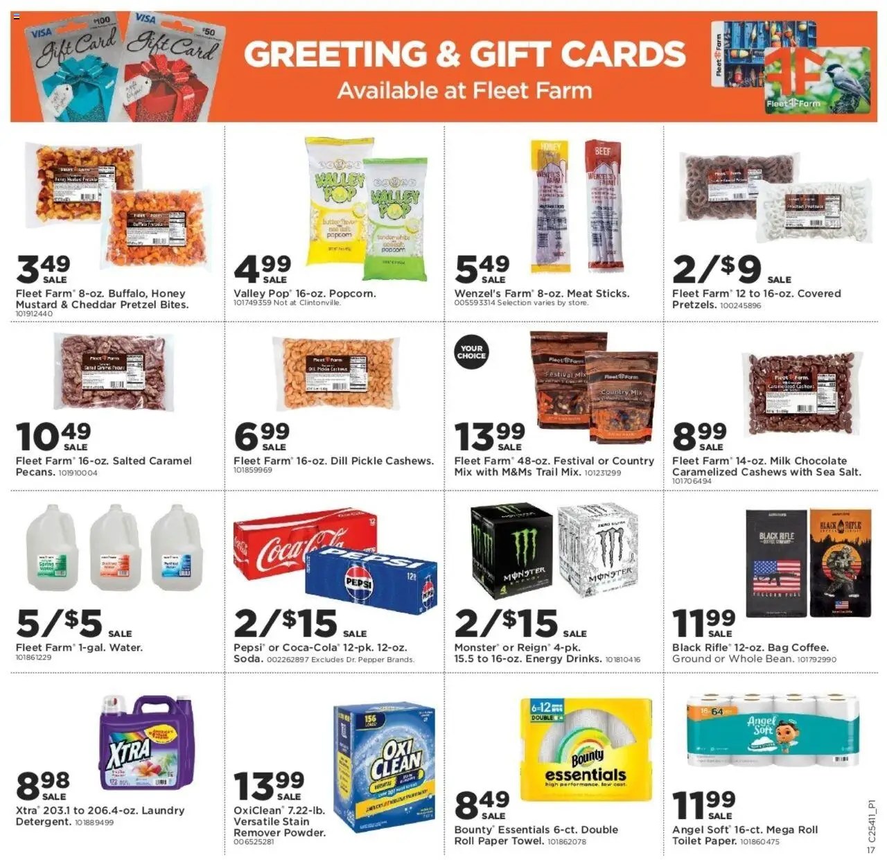 Mills Fleet Farm Weekly Ad - valid from 09.10.2025 | Page: 20 | Products: Milk, Beef, Pepper, Dill