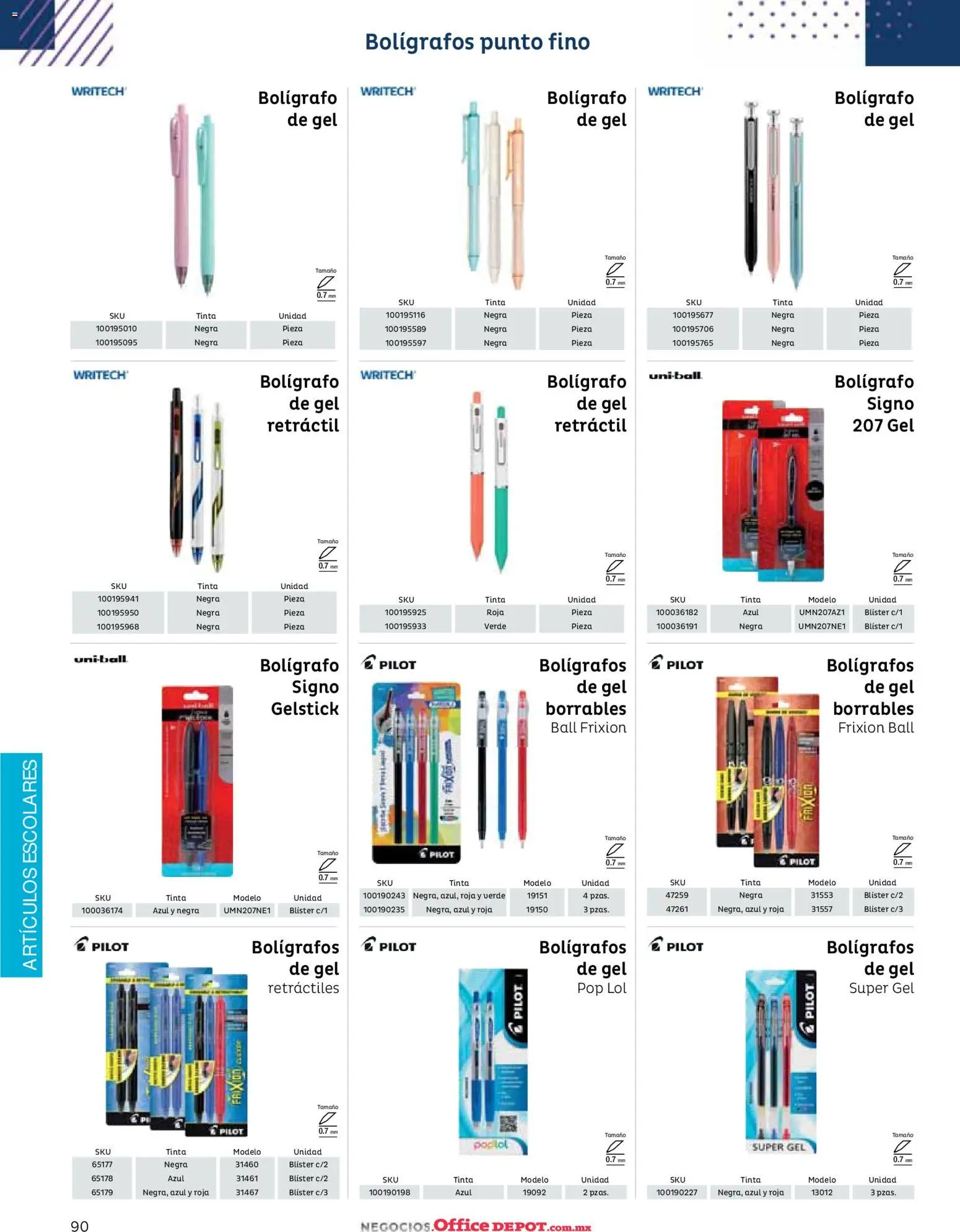 Nuevas ofertas de Office Depot válidas en toda la República Mexicana desde el 12.01.2026. ¡Encuentra las mejores ofertas en Office Depot catálogo 2026! | Página: 92