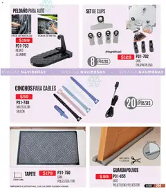 Vista previa de Cklass catálogo Rebajas Navideñas Calzado, nuevo folleto de la tienda, válido en México a partir del 30.11.2025 | Página: 636 | Productos: Tapete