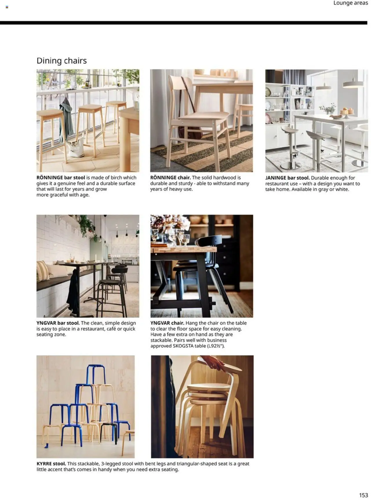 IKEA Office Brochure 2025 - valid from 01.03.2025 | Page: 153 | Products: Table, Chair