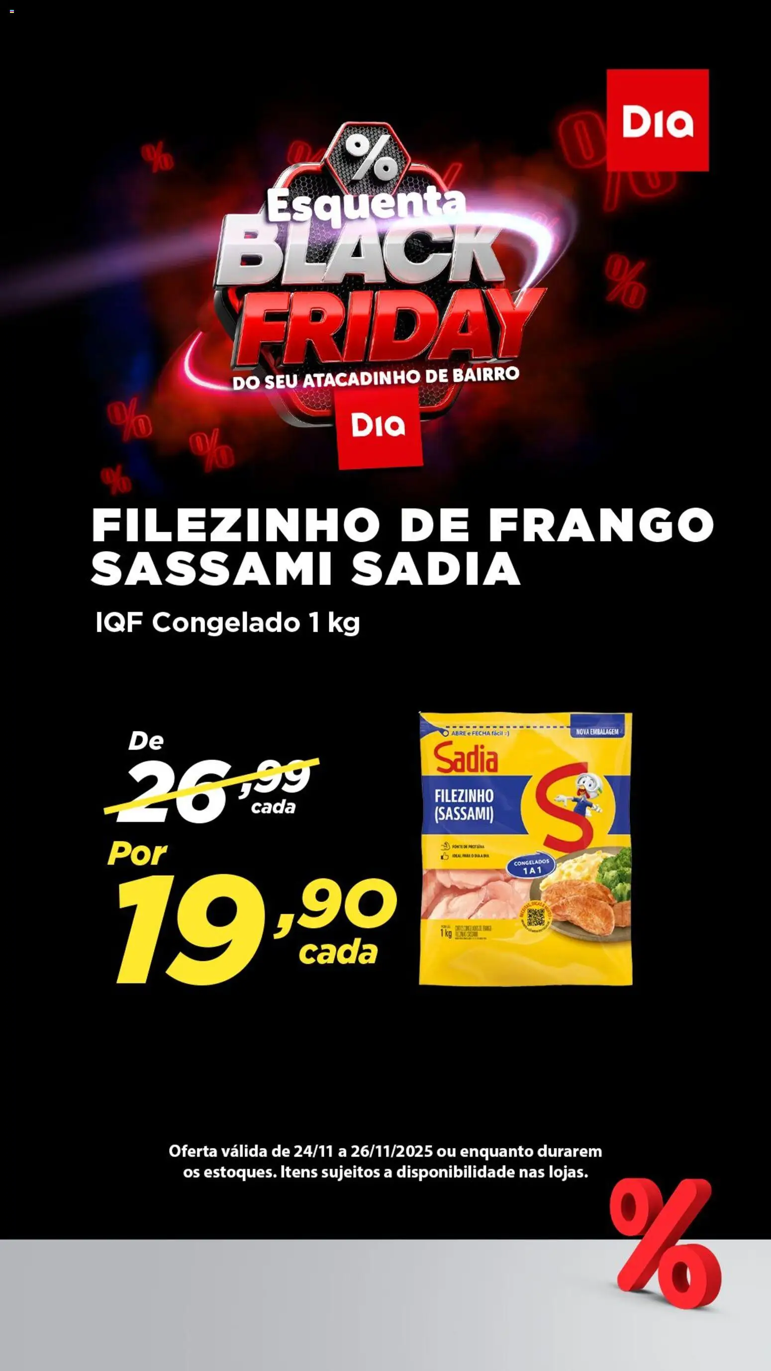 Dia Folheto - válido de 24.11.2025 | Página: 3 | Produtos: Frango