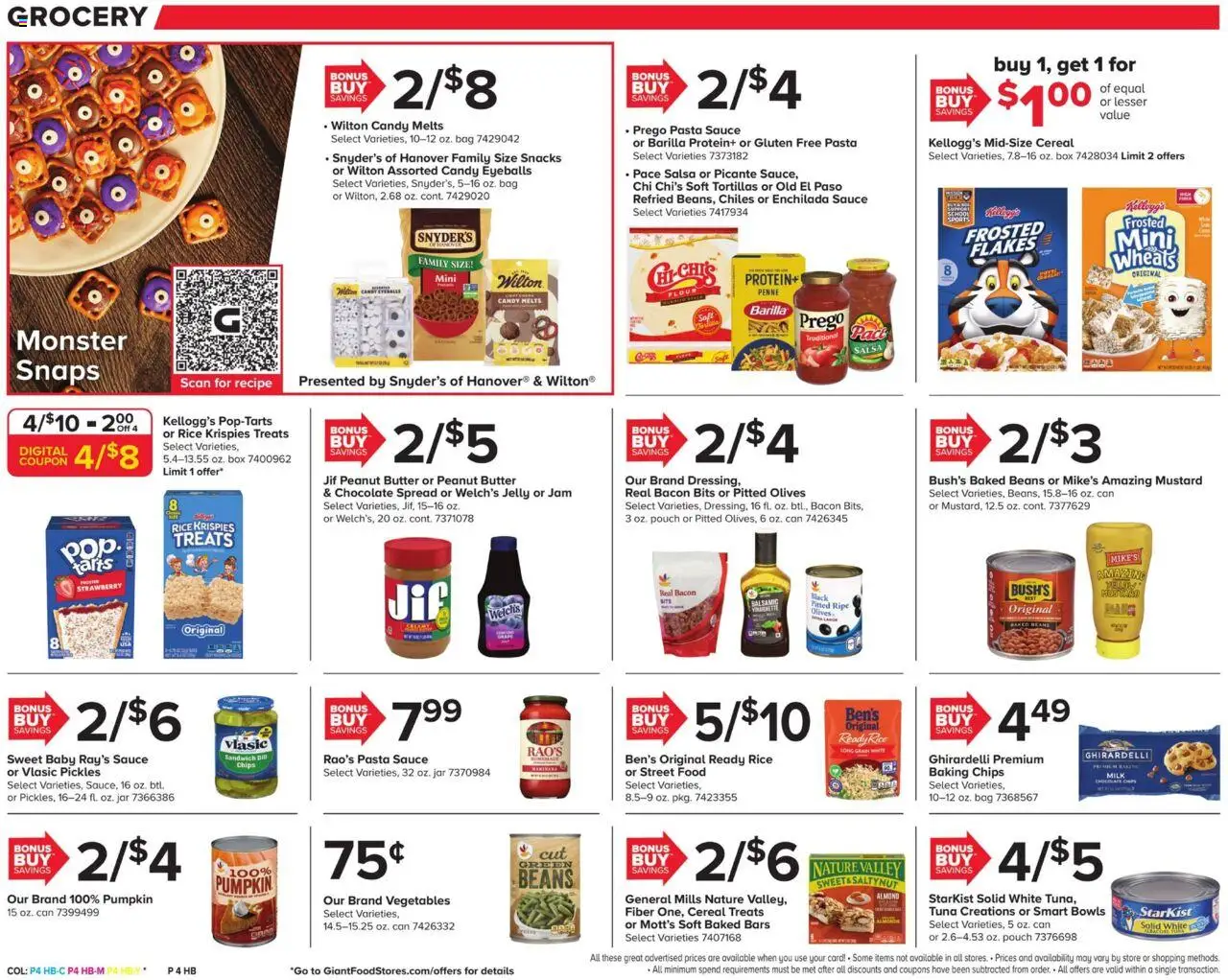 Giant Weekly Ad - valid from 17.10.2025 | Page: 10 | Products: Milk, Butter, Pumpkin, Dill