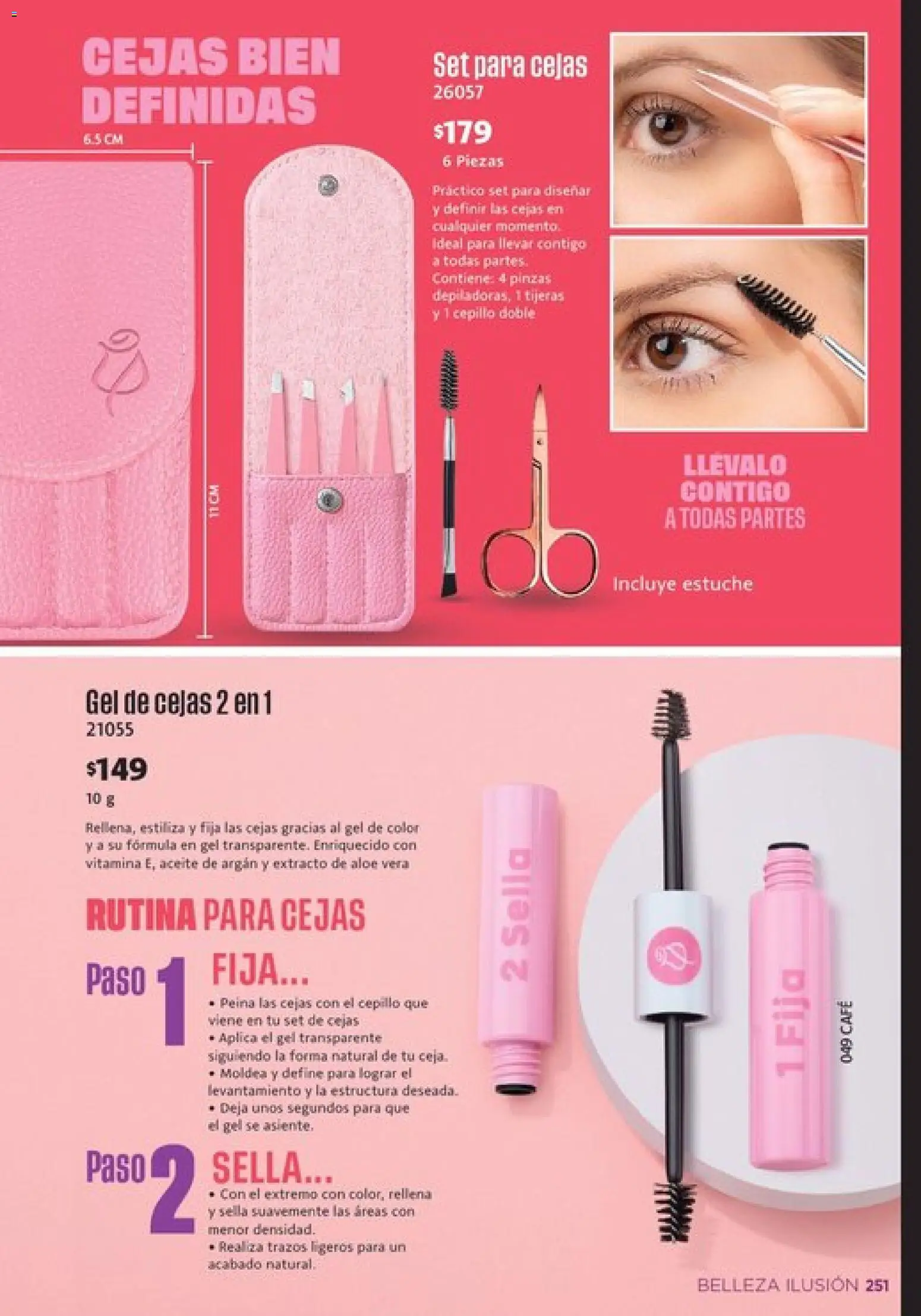 Nuevas ofertas de Ilusión válidas en toda la República Mexicana desde el 01.03.2026. ¡Encuentra las mejores ofertas en Ilusión catálogo Primavera! | Página: 253 | Productos: Cepillo, Aceite, Café, Estuche