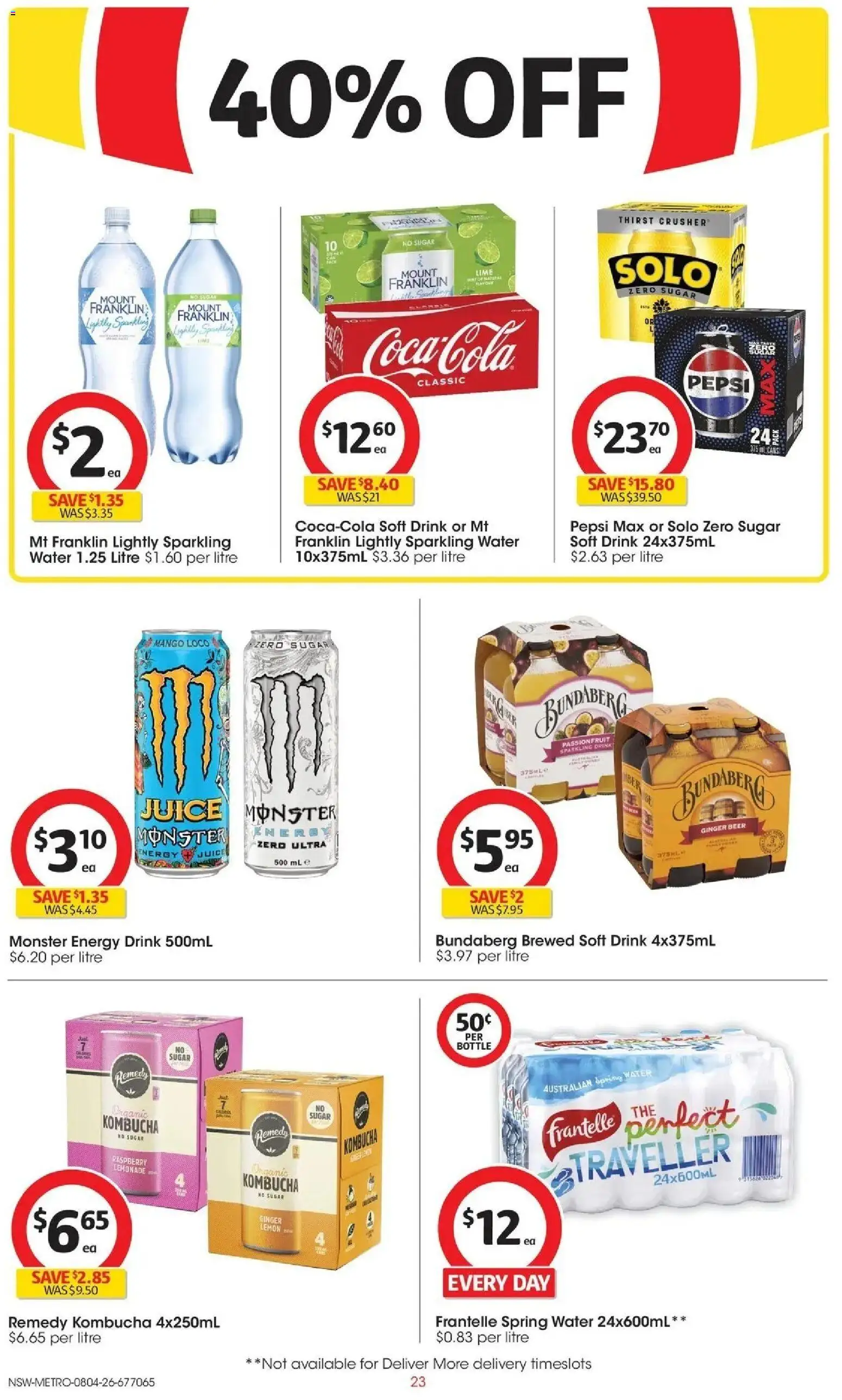 Deals catalogue - valid from 07.04.2026 | Page: 23 | Products: Juice, Pepsi, Sugar, Mango
