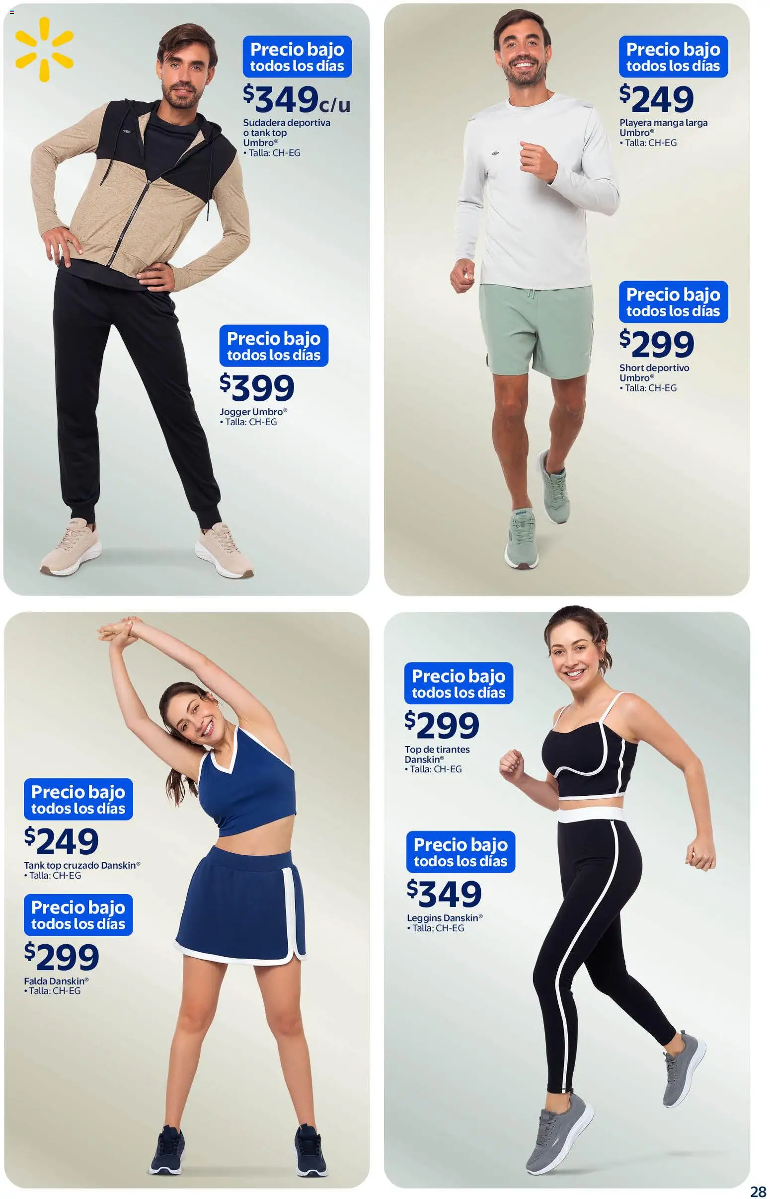 Nuevas ofertas de Walmart válidas en toda la República Mexicana desde el 11.02.2026. ¡Encuentra las mejores ofertas en Walmart folleto! | Página: 28 | Productos: Manga, Playera, Top, Tirantes