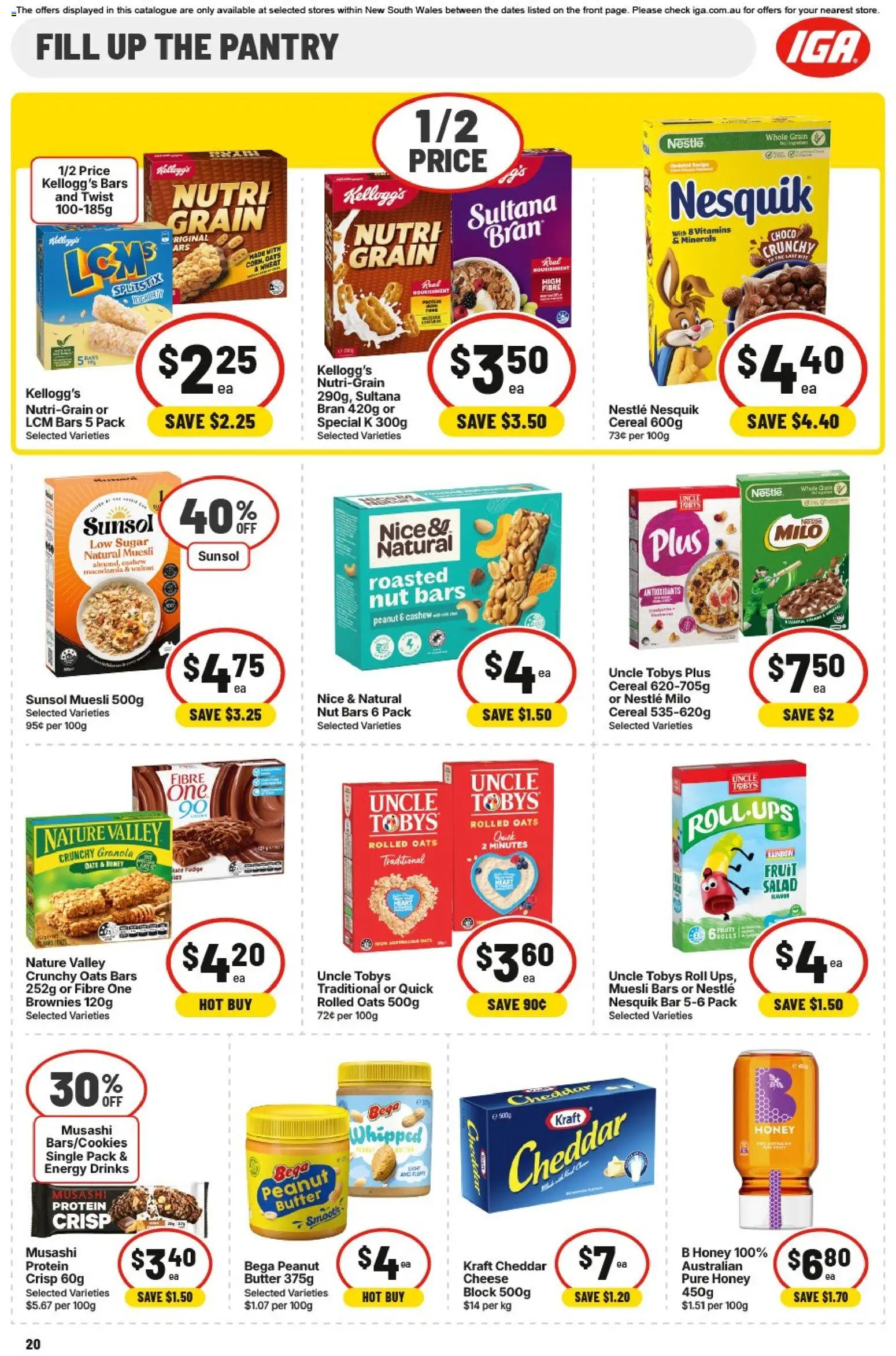 IGA catalogue - valid from 15.04.2026 | Page: 20 | Products: Energy drink, Ginger, Coca Cola, Water