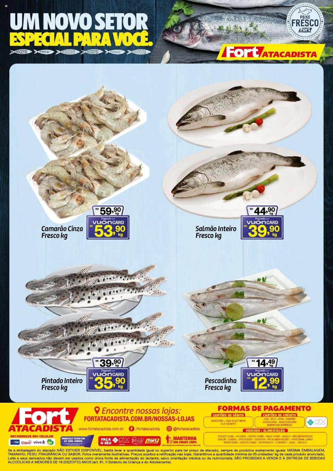 Fort Atacadista Folheto - válido de 17.09.2025 | Página: 2 | Produtos: Celular, Fragrância, Salmão, Saquê