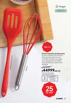 Vista previa Tupperware Folleto válido desde el 09.12.2025 | Página: 90 | Productos: Espatula, Batidor, Té
