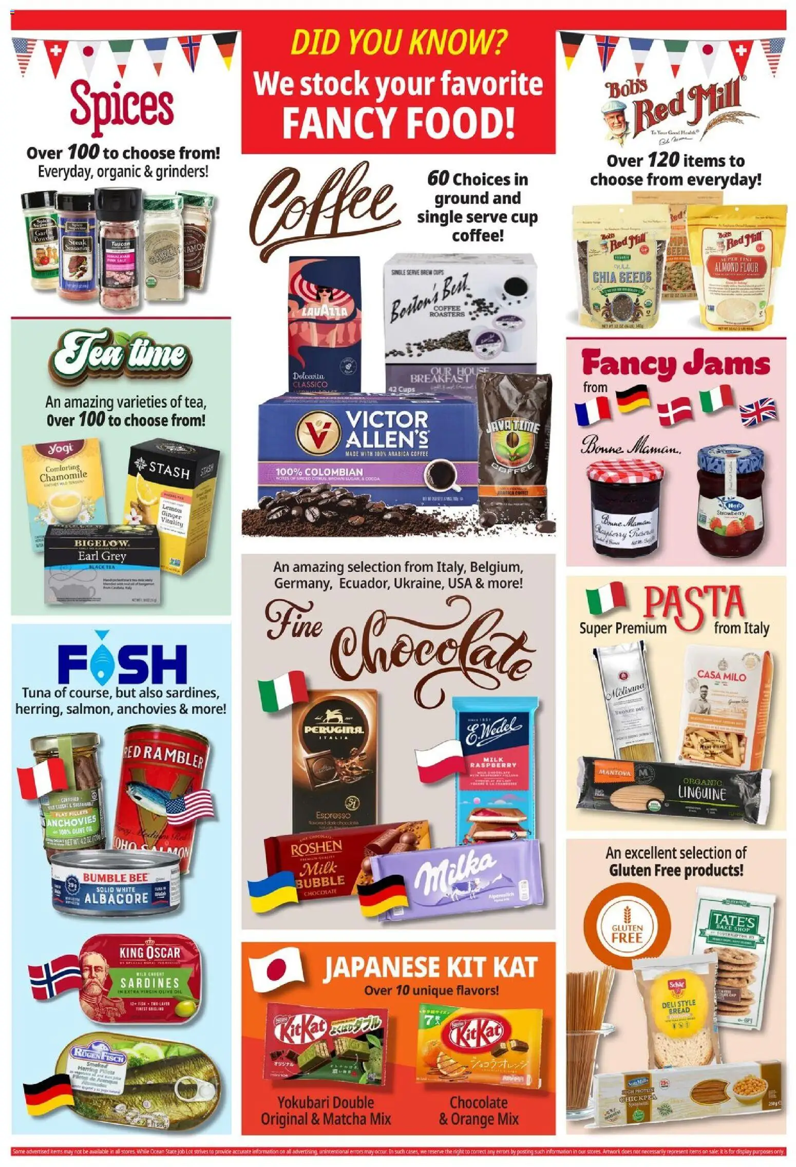 Ocean State Job Lot Weekly Ad - valid from 09.04.2026 | Page: 25 | Products: Coffee, Chocolate, Tea, Lemon