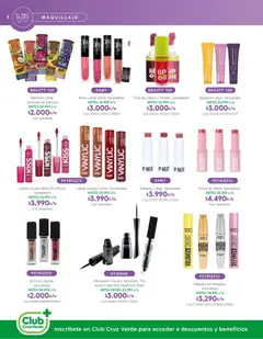 Belleza y Cuidado Personal Cruz Verde válido desde el 05.12.2025 | Página: 2 | Productos: Brillo, Bálsamo, Maquillaje, Delineador