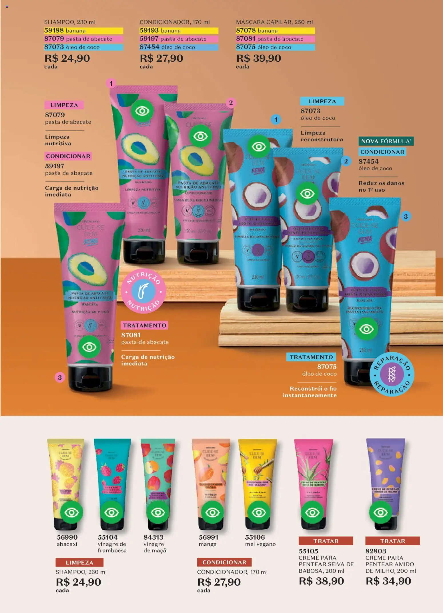 O Boticário Folheto - válido de 03.11.2025 | Página: 190 | Produtos: Coco, Vinagre, Pasta, Óleo de coco