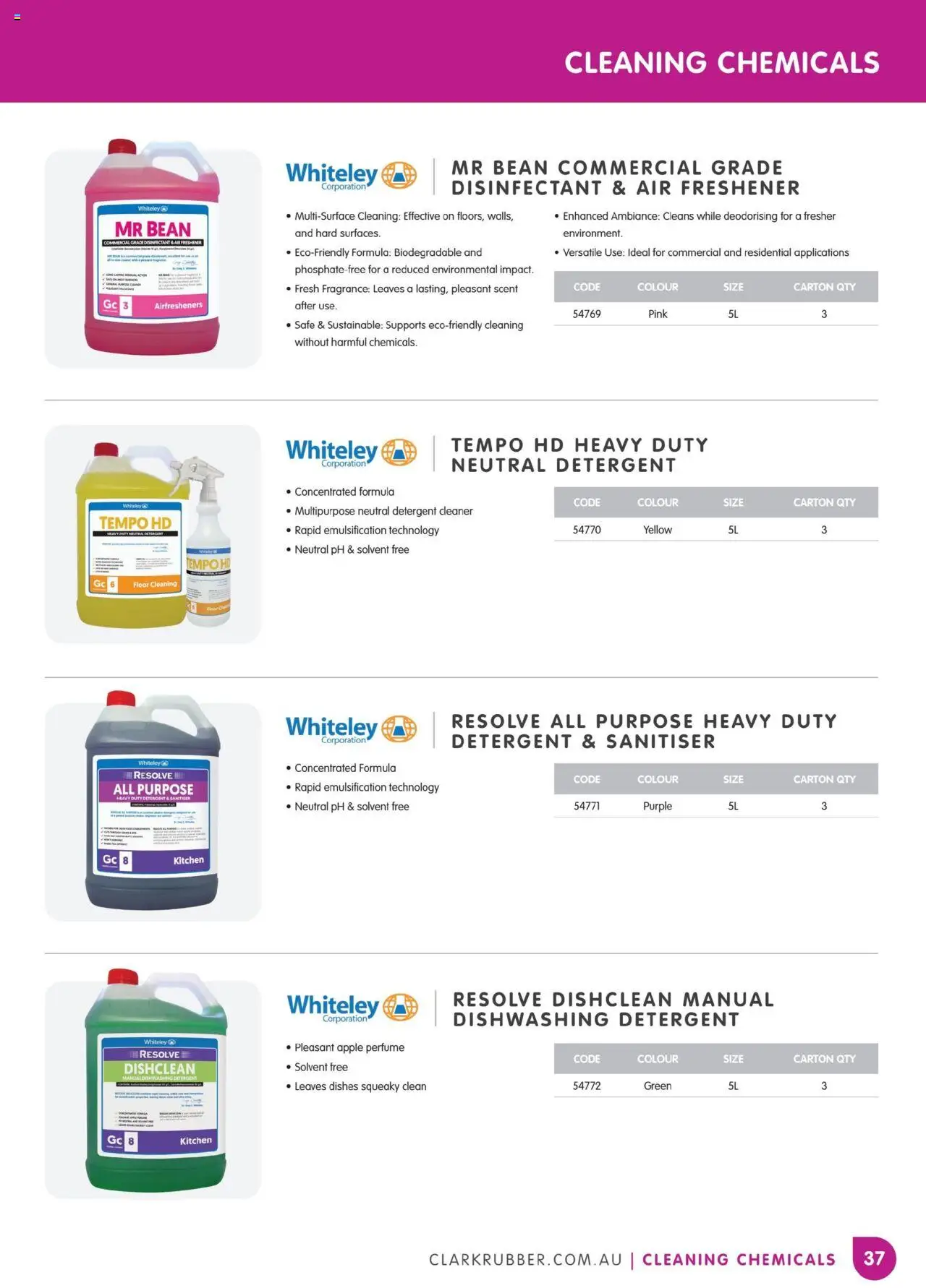 Clark Rubber catalogue - valid from 05.05.2025 | Page: 37 | Products: Fragrance, Cleaner, Dishwashing detergent, Air freshener