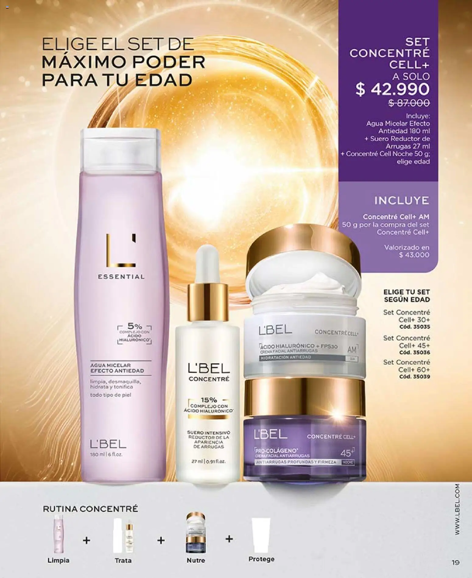 Catálogo L'Bel Campaña 5 │ válido desde el 01.03.2026 | Página: 19 | Productos: Agua, Crema