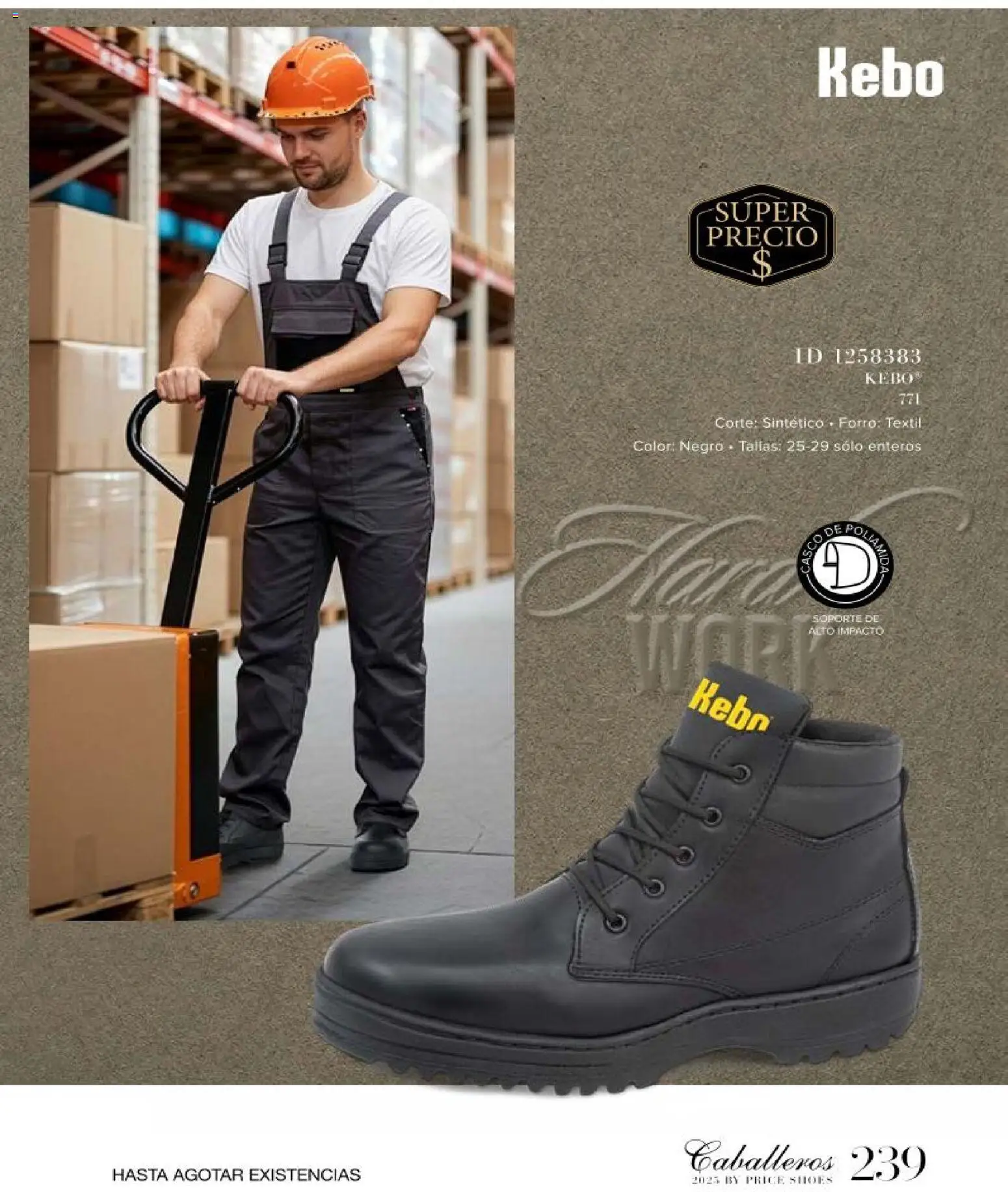 Nuevas ofertas de Price Shoes válidas en toda la República Mexicana desde el 26.11.2025. ¡Encuentra las mejores ofertas en Price Shoes catálogo Caballeros! | Página: 239