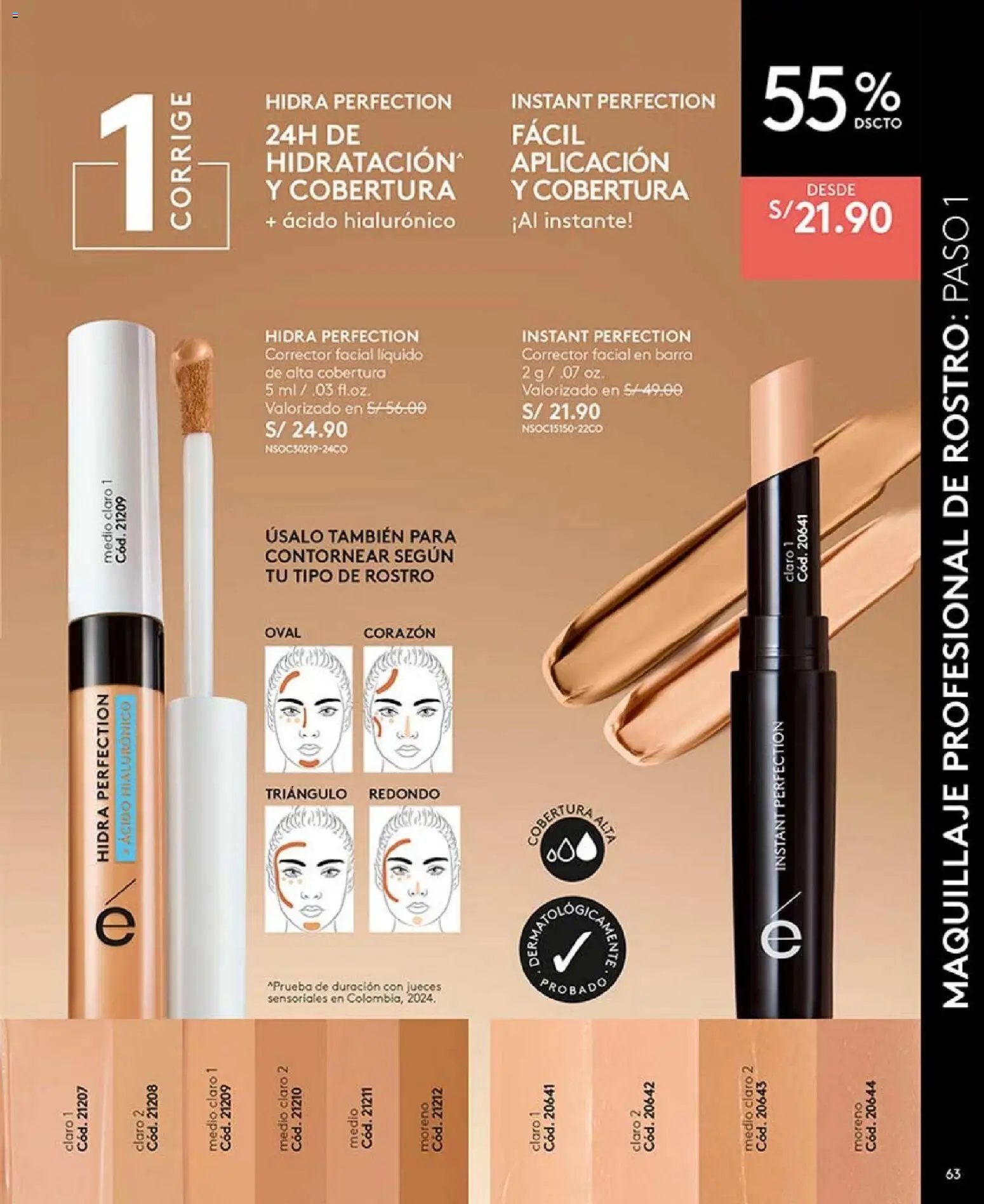 Catálogo Ésika válido desde 04.04.2026 | Página: 63 | Productos: Maquillaje, Corrector