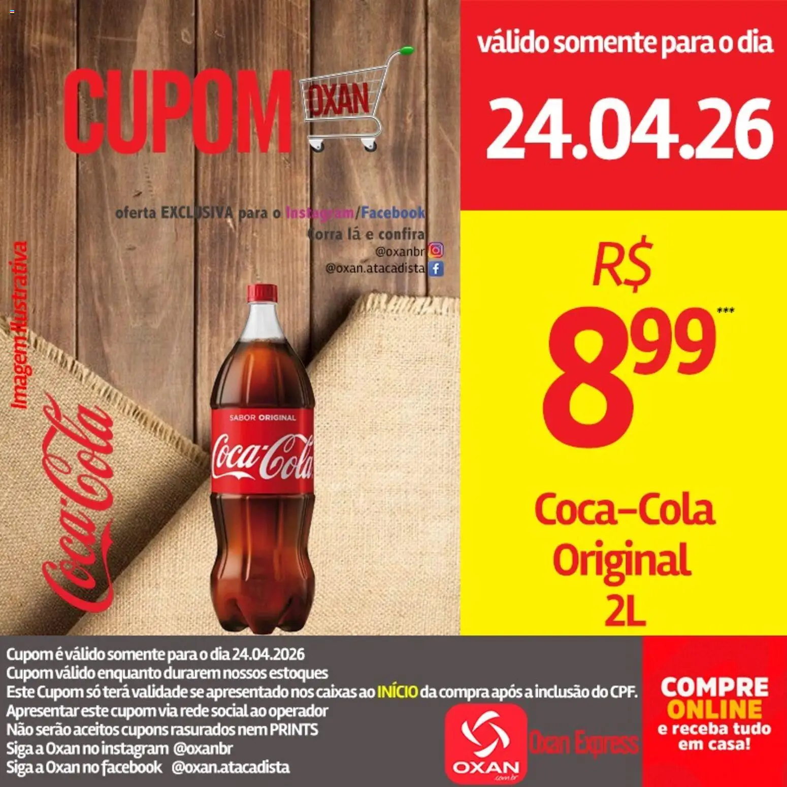Oxan Atacadista Folheto - válido de 24.04.2026 | Página: 12 | Produtos: Cola