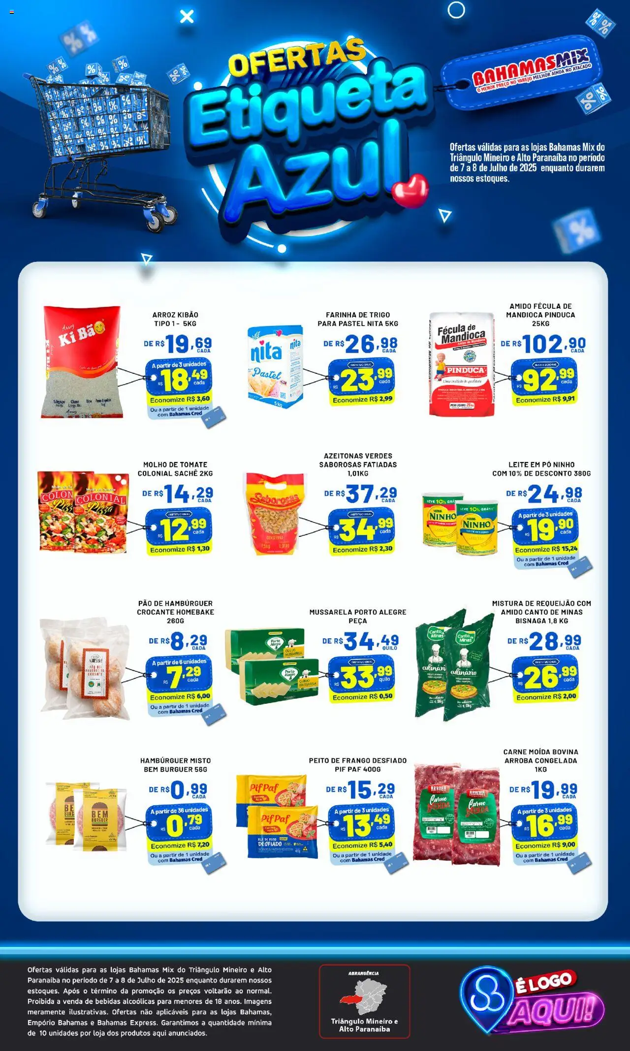 Bahamas Mix Folheto - válido de 07.07.2025 | Página: 1 | Produtos: Azeitonas, Mandioca, Farinha de trigo, Frango