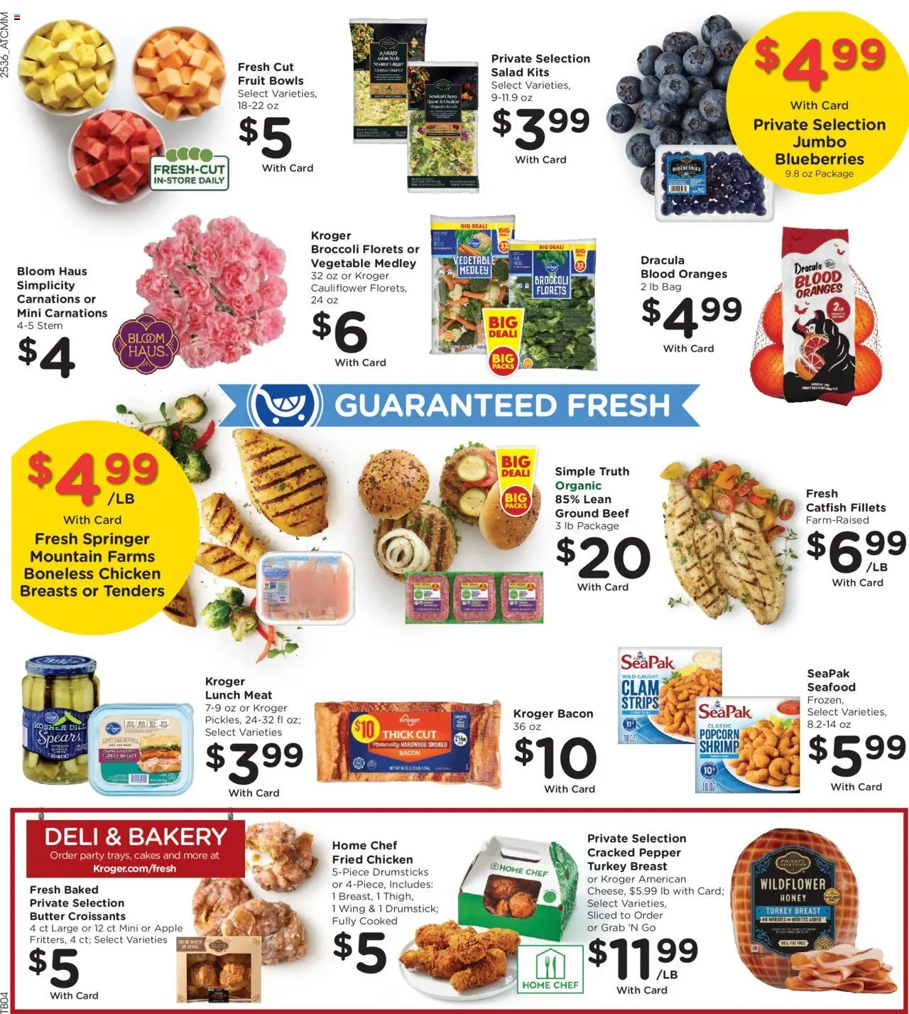 Kroger Weekly Ad - valid from 08.10.2025 | Page: 13 | Products: Oranges, Salad, Cauliflower, Dill