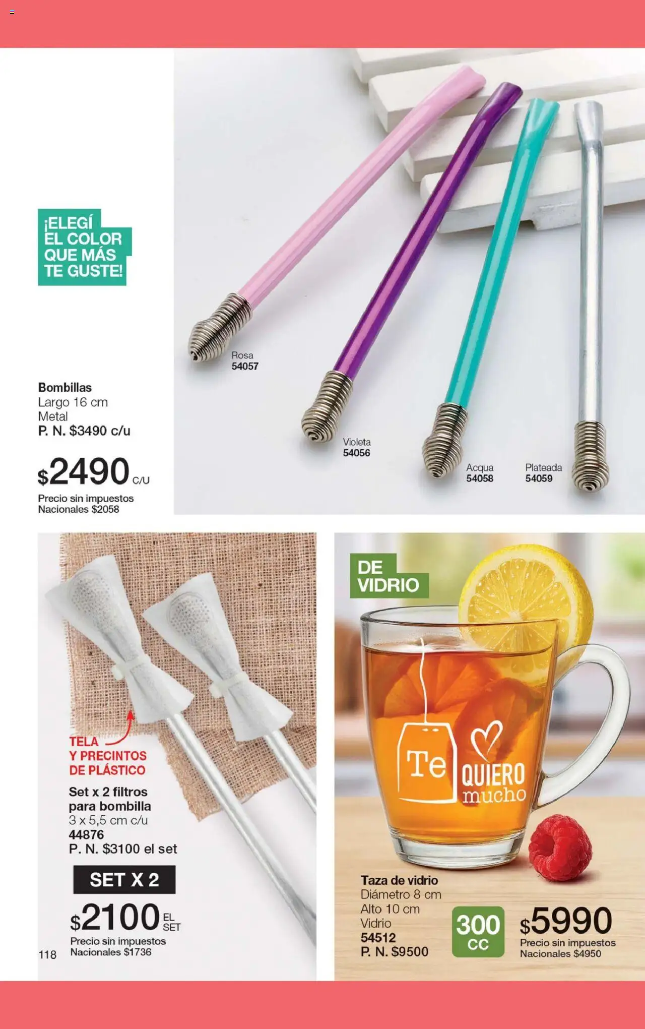 Gigot catálogo │ válido desde el 11.09.2025 | Página: 124 | Productos: Precintos, Taza, Bombilla, Té