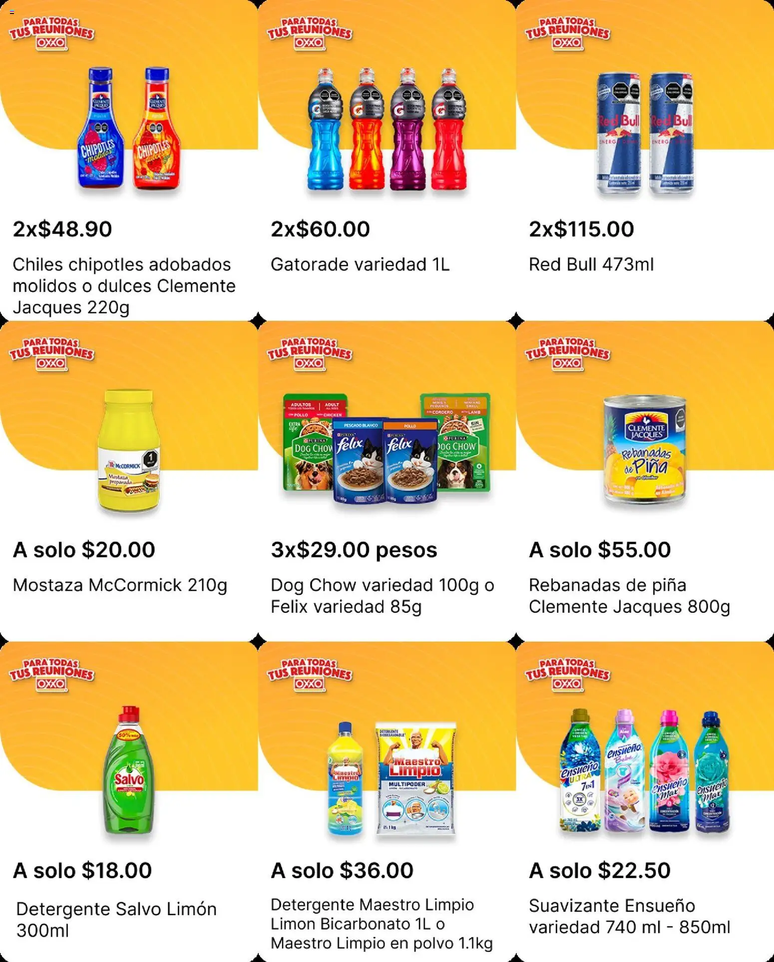 Nuevas ofertas de OXXO válidas en toda la República Mexicana desde el 16.10.2025. ¡Encuentra las mejores ofertas en OXXO folleto! | Página: 9 | Productos: Mostaza, Dulces, Suavizante, Polvo