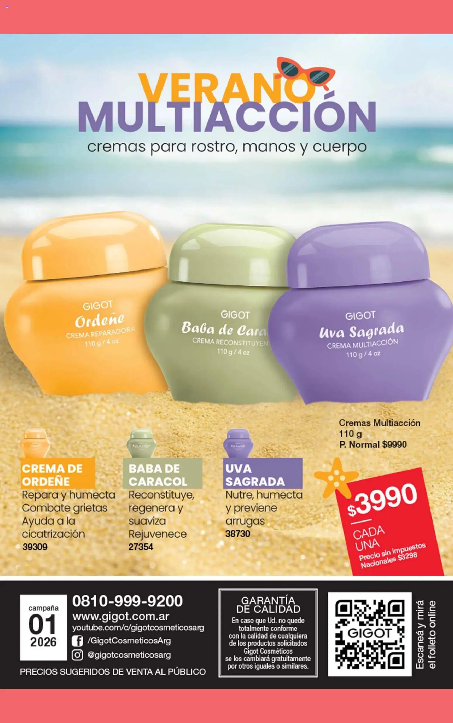 Gigot - CAMPAÑA 01 │ válido desde el 01.01.2026 | Página: 178 | Productos: Caso, Campana, Uva, Crema