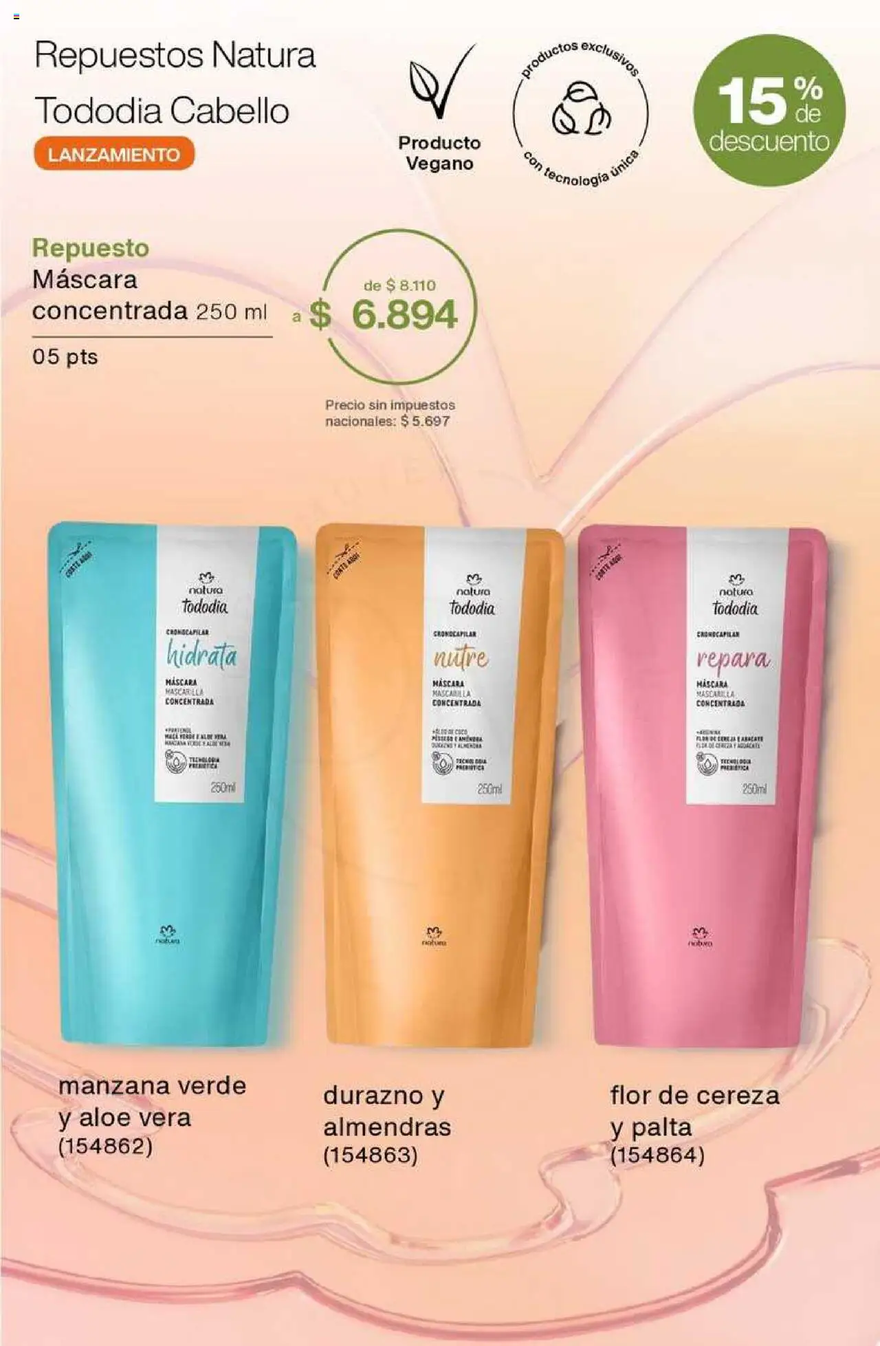 Catálogo Natura Ciclo 8 │ válido desde el 03.06.2025 | Página: 251 | Productos: Almendras, Durazno, Manzana, Palta