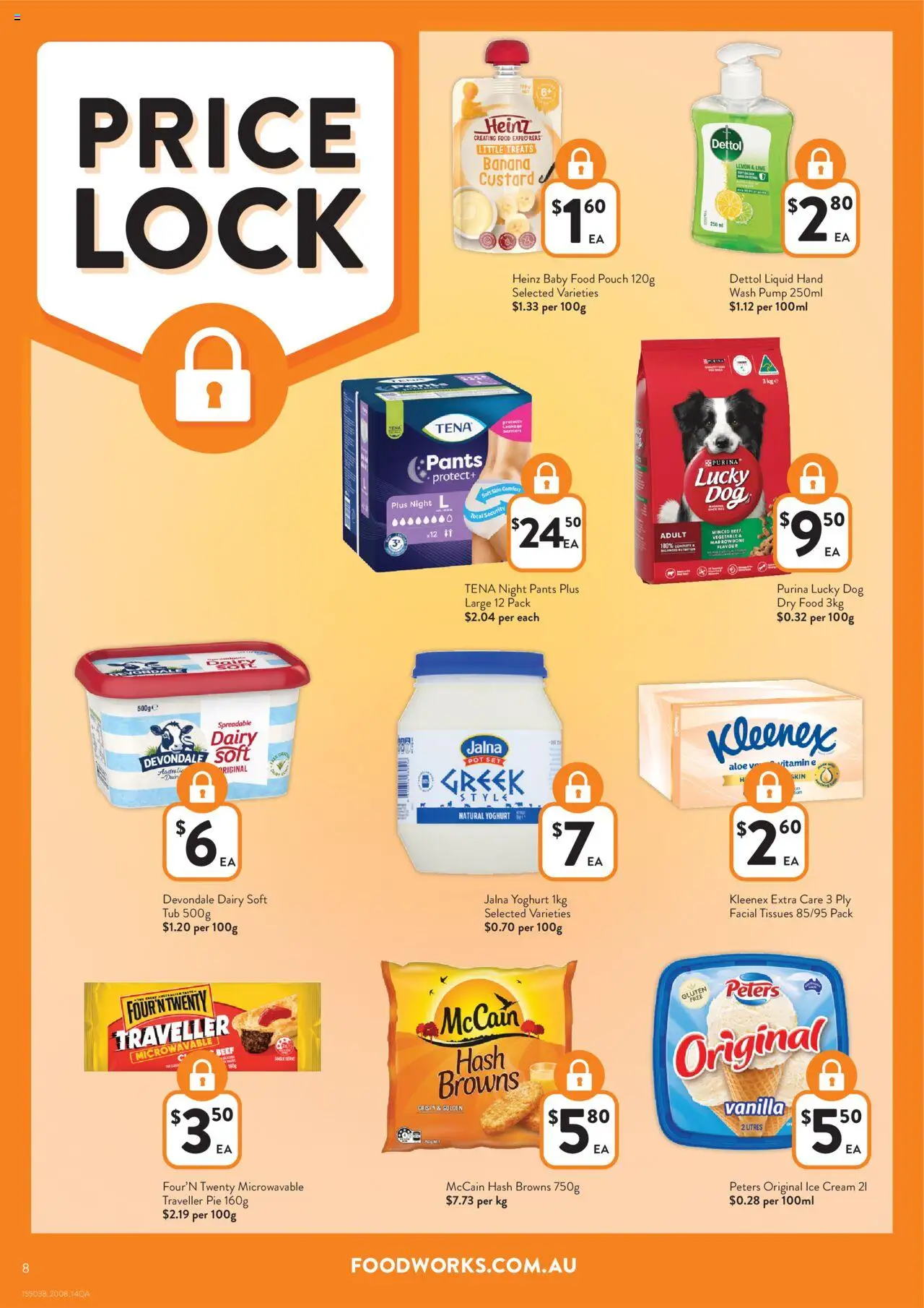 Foodworks catalogue - valid from 20.08.2025 | Page: 8 | Products: Dairy, Yoghurt, Pants, Lemon