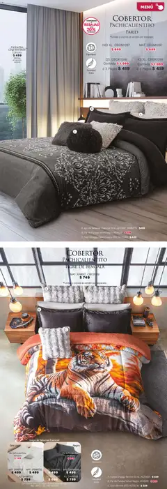 Vista previa de Colchas Concord catálogo, nuevo folleto de la tienda, válido en México a partir del 01.02.2026 | Página: 171 | Productos: Cobertor, Juego, Almohada, Sabanas