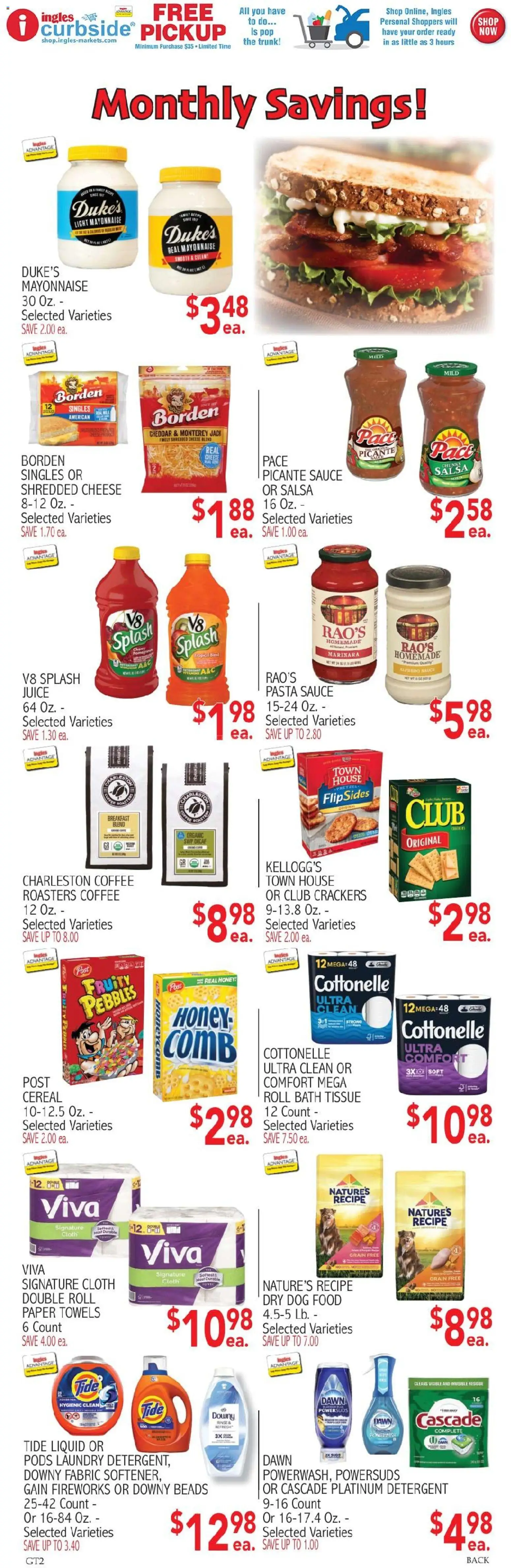 Ingles Weekly Ad - valid from 22.04.2026 | Page: 6 | Products: Coffee, Detergent, Pasta, Sauce