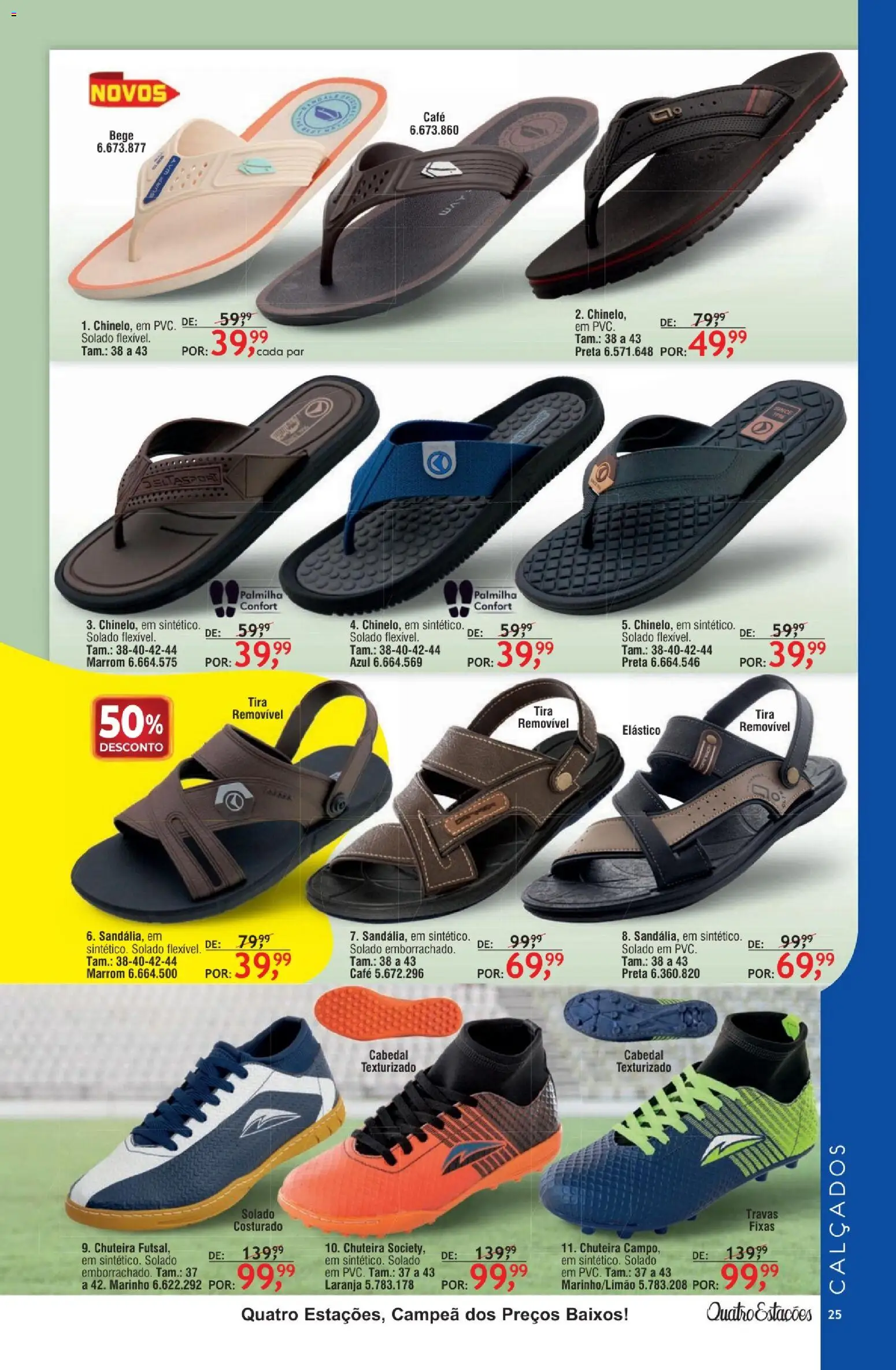 Quatro Estações Folheto - válido de 01.02.2026 | Página: 21 | Produtos: Chuteira, Café, Palmilha