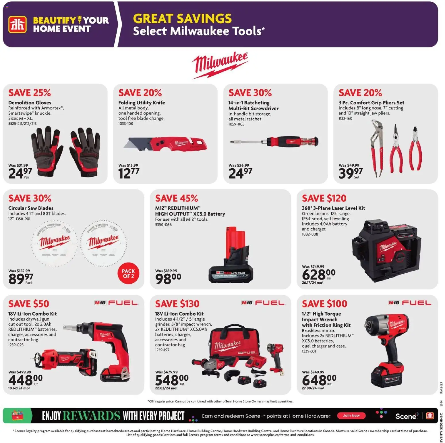 Home Hardware flyer valid from 12.02.2026 | Page: 21 | Products: Gloves, Battery