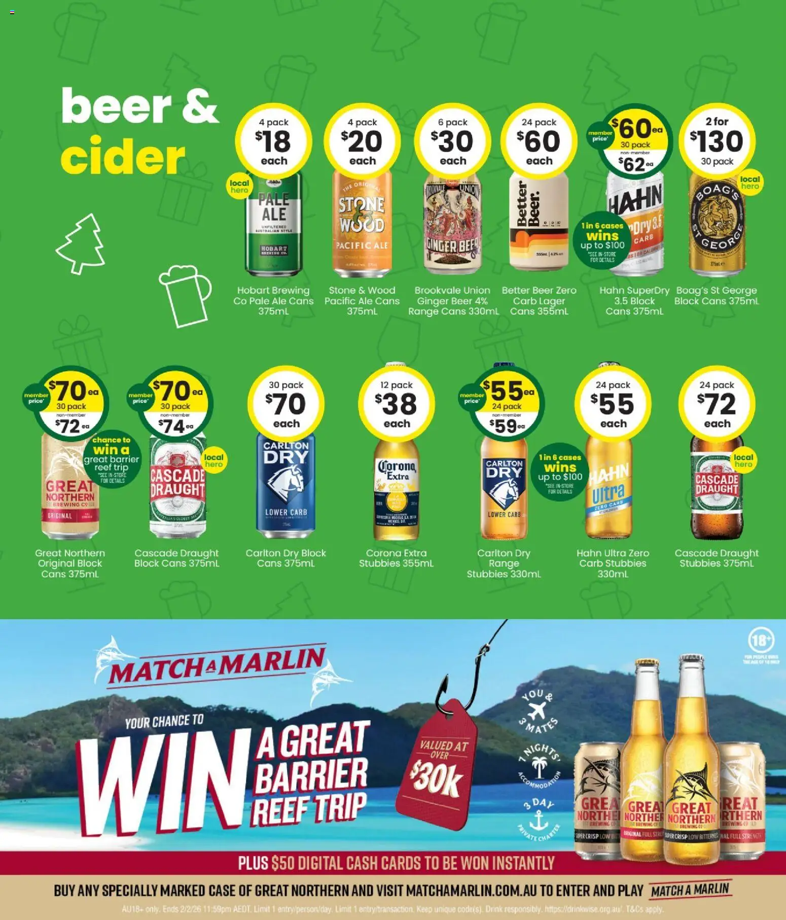 The Bottle-O catalogue - valid from 08.12.2025 | Page: 4 | Products: Ginger, Beer, Wood, Case