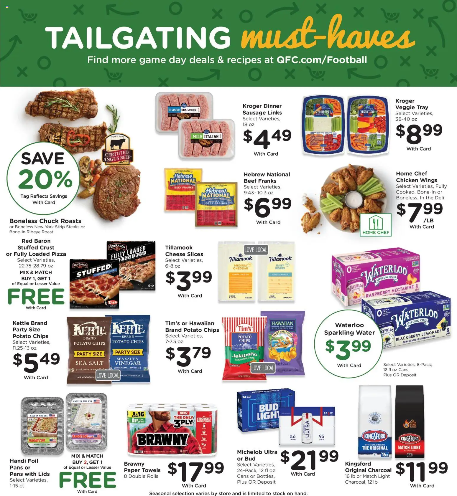 QFC Weekly Ad - OR - valid from 26.12.2025 | Page: 5 | Products: Cheese, Water, Sausage, Nectarine