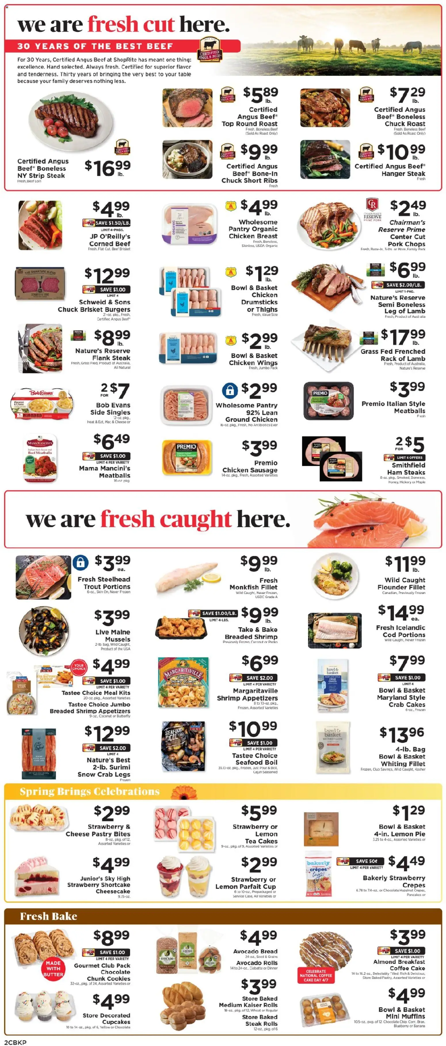 ShopRite Weekly Ad - valid from 03.04.2026 | Page: 3 | Products: Tea, Avocado, Sauce, Bakerly