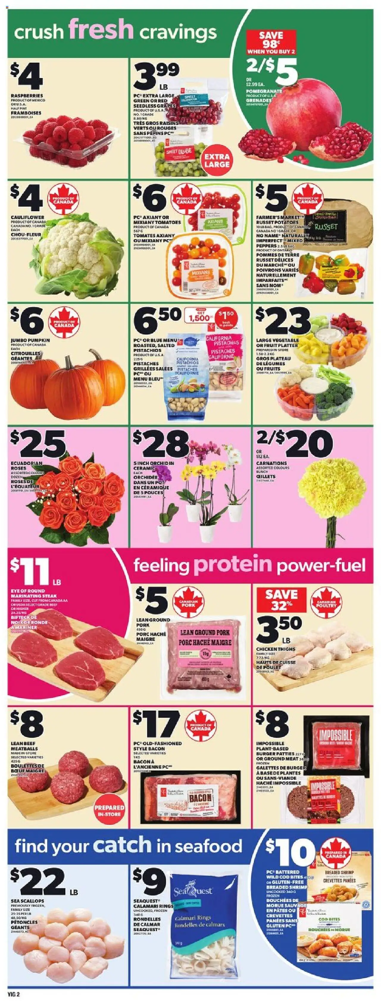 Independent Grocer flyer valid from 16.10.2025 | Page: 6 | Products: Beef, Potatoes, Chicken, Pork