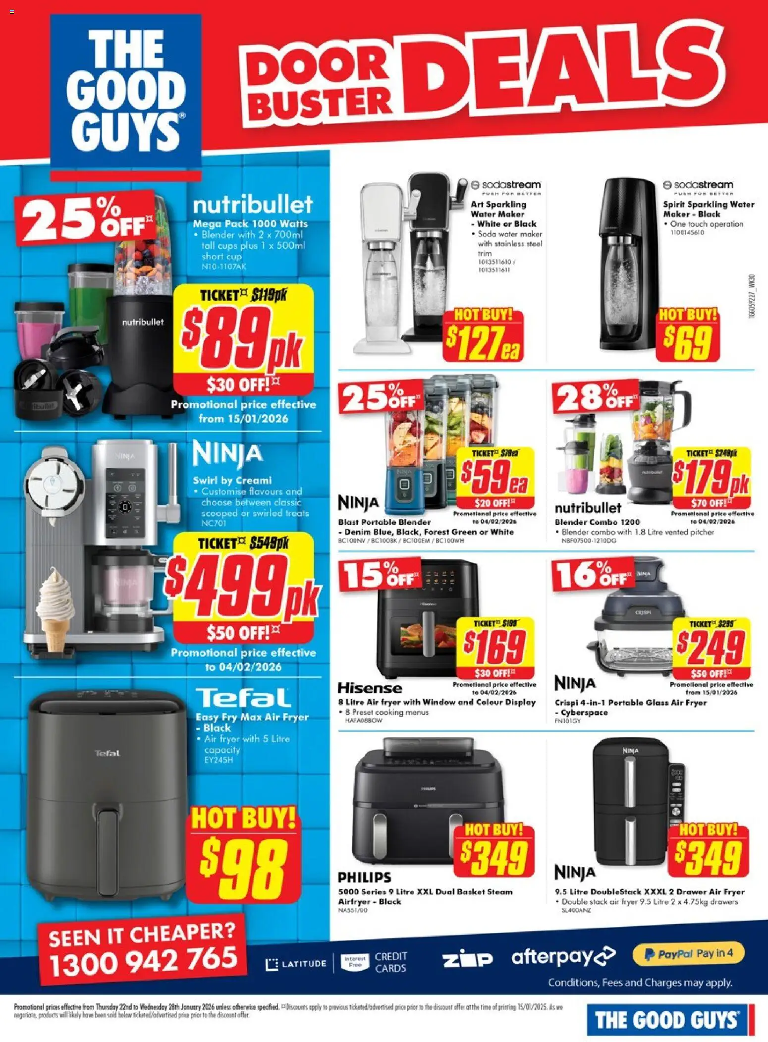 The Good Guys catalogue - valid from 21.01.2026 | Page: 9 | Products: Door, Basket, Denim, Blender