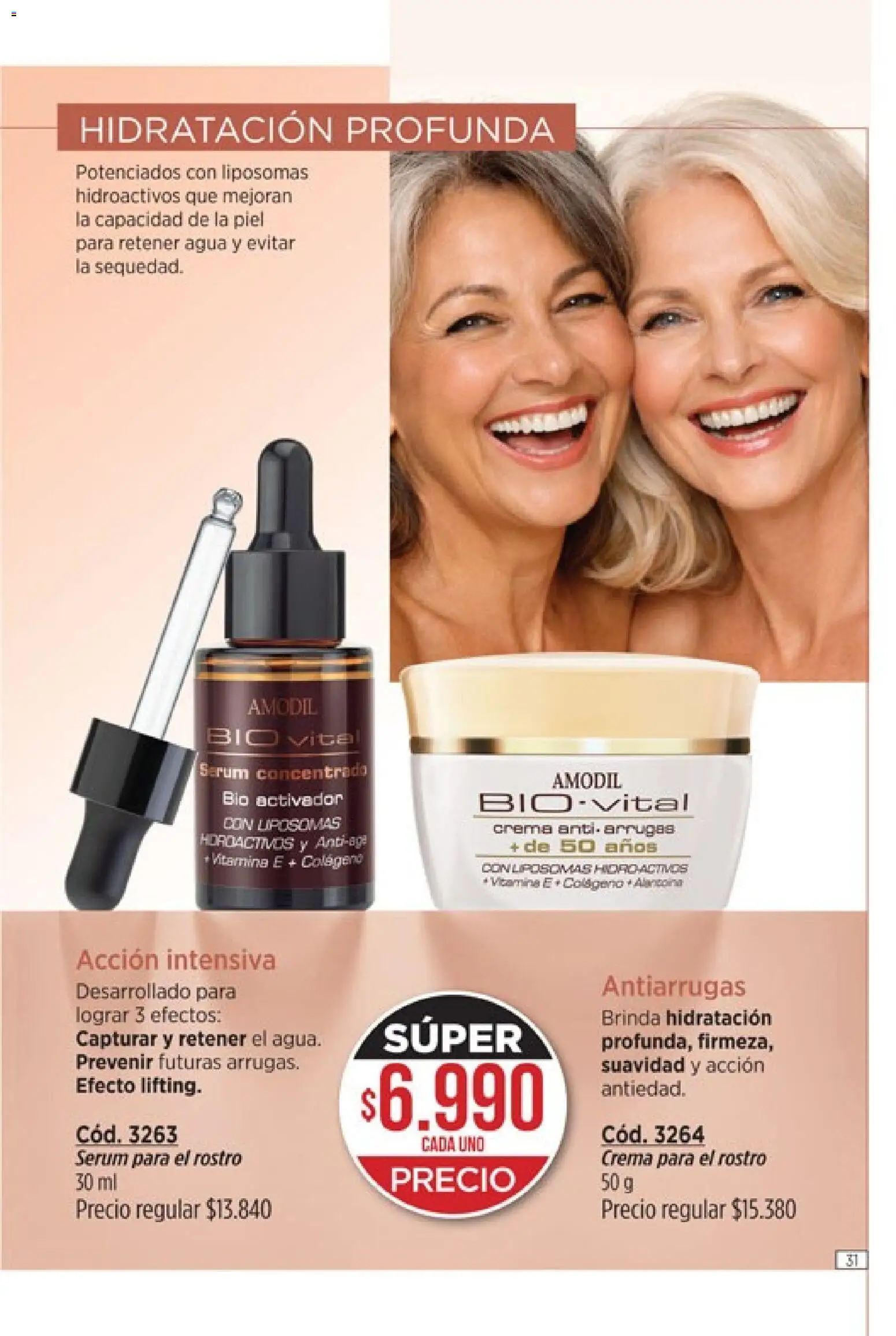 Amodil - Campaña 8 │ válido desde el 08.04.2026 | Página: 31 | Productos: Serum, Agua, Crema