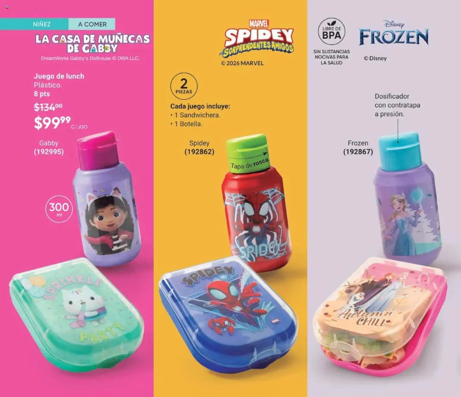 Nuevas ofertas de AVON válidas en toda la República Mexicana desde el 08.05.2026. ¡Encuentra las mejores ofertas en AVON Casa & Estilo 8 2026! | Página: 188 | Productos: Sandwichera, Juego