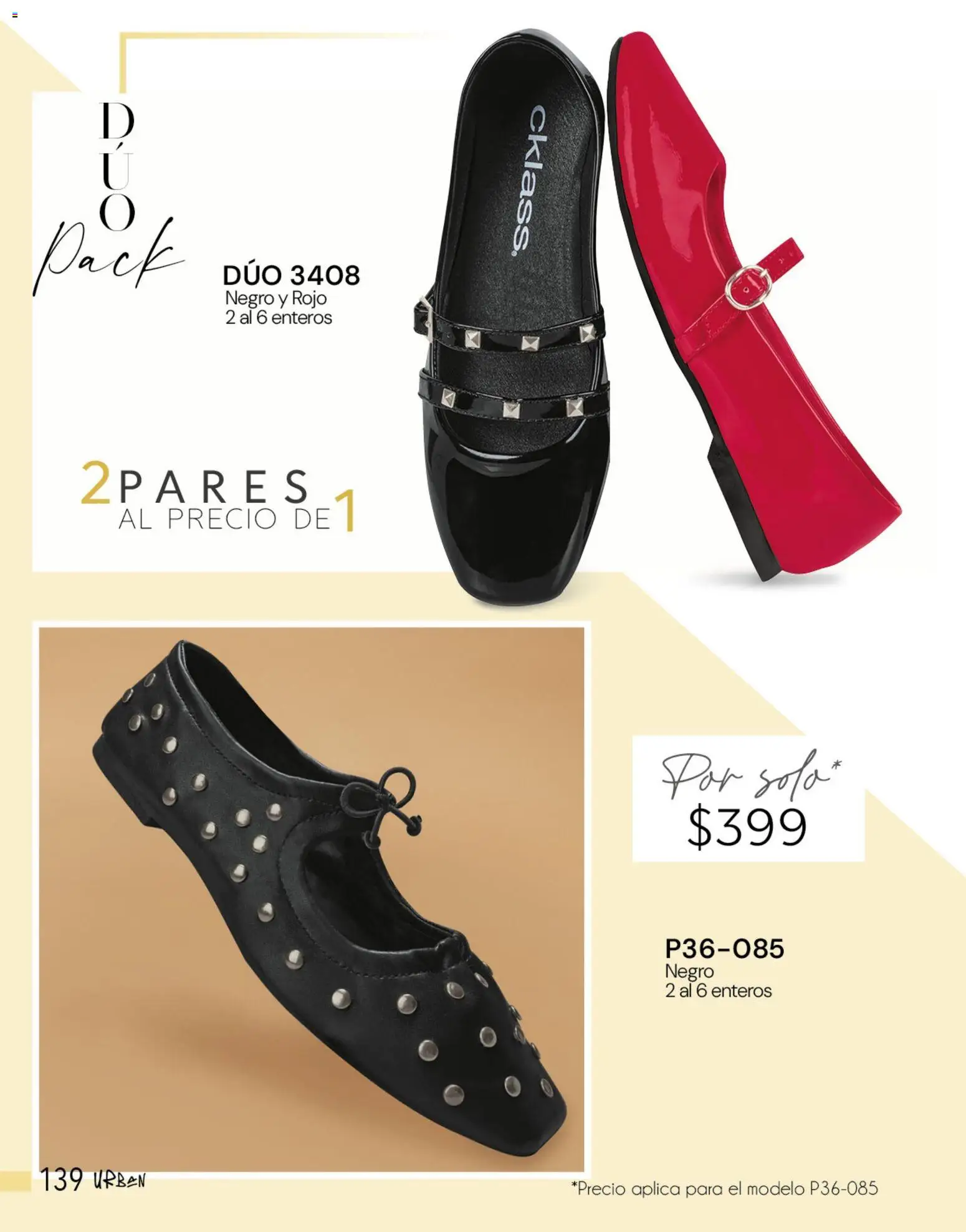 Nuevas ofertas de Cklass válidas en toda la República Mexicana desde el 05.03.2026. ¡Encuentra las mejores ofertas en Cklass catálogo Complemento Verano Ropa! | Página: 377